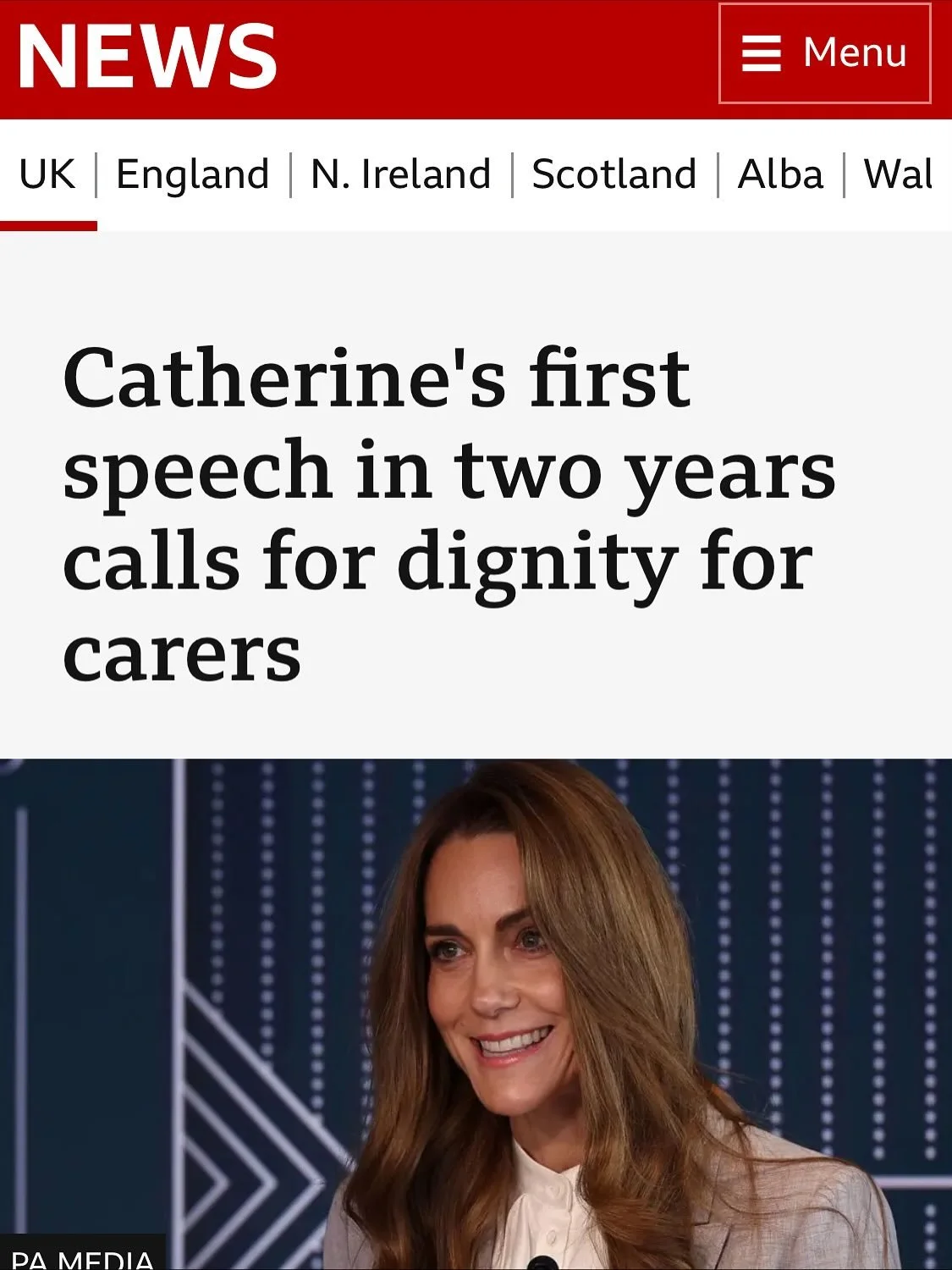 &ldquo;The love we feel in the earliest years fundamentally shapes who we become and how we thrive as adults&hellip;&rdquo;
Princess of Wales
Your thoughts&hellip;