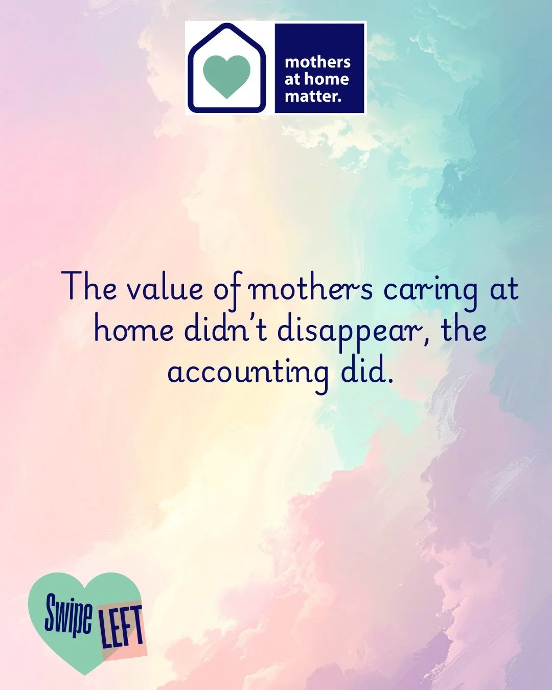 Isn&rsquo;t it time that motherhood counted? Not just in our hearts and minds but in the spreadsheets of government.  How have we got to the point that a mother faces an up hill struggle if she would like to care for her children herself? How is it t