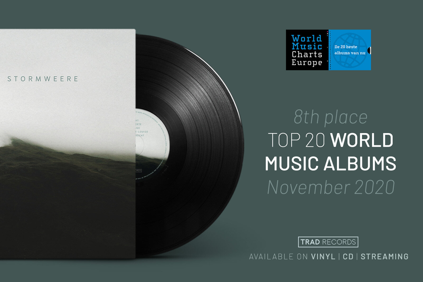 ‘Stormweere’ Spilar in TOP20 World Music Charts