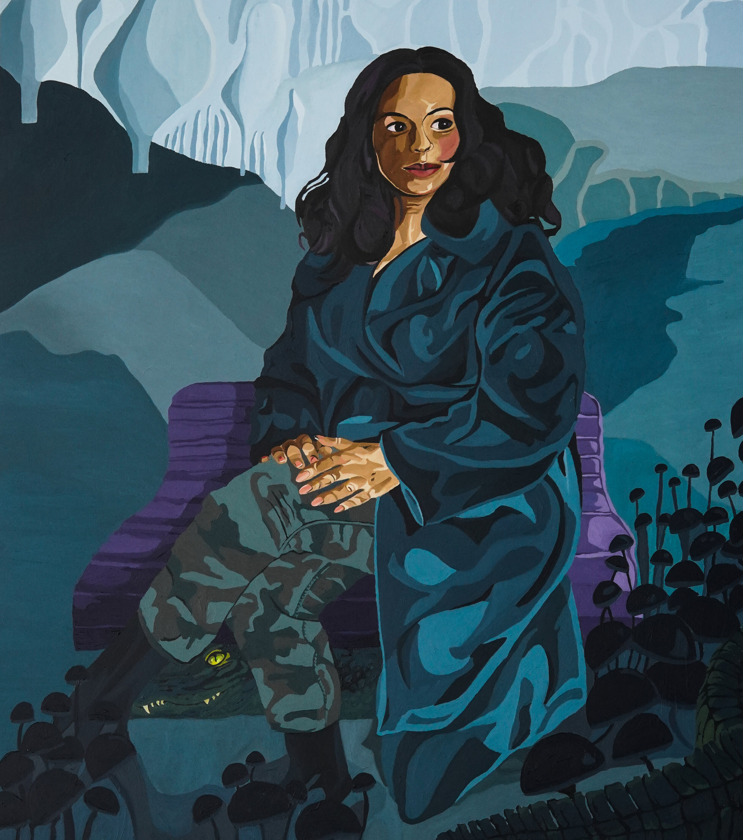 Wilderness (70x80cm, oil on canvas, 2021)