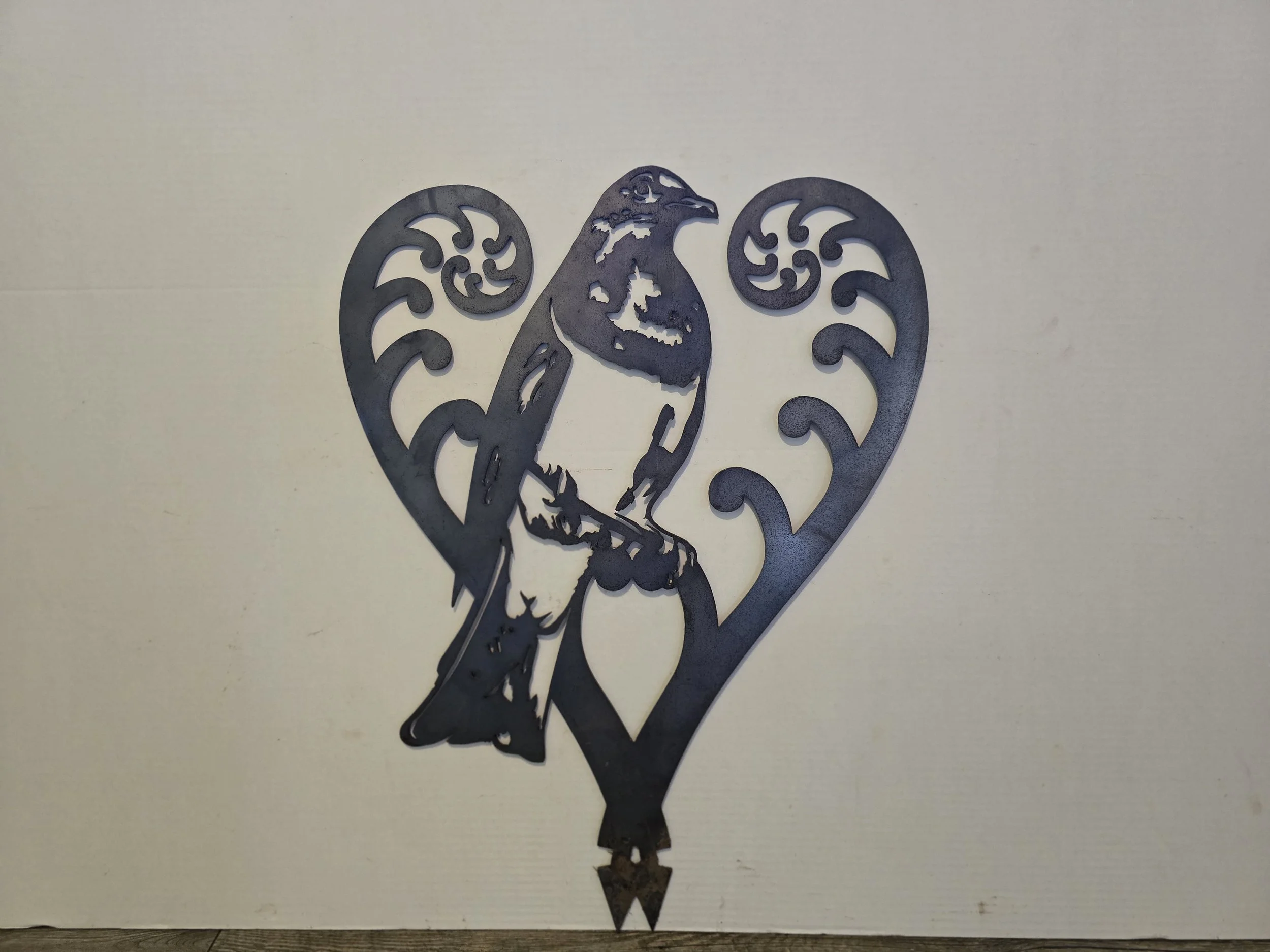 Koru Heart Woodpigeon - Reduced To Clear