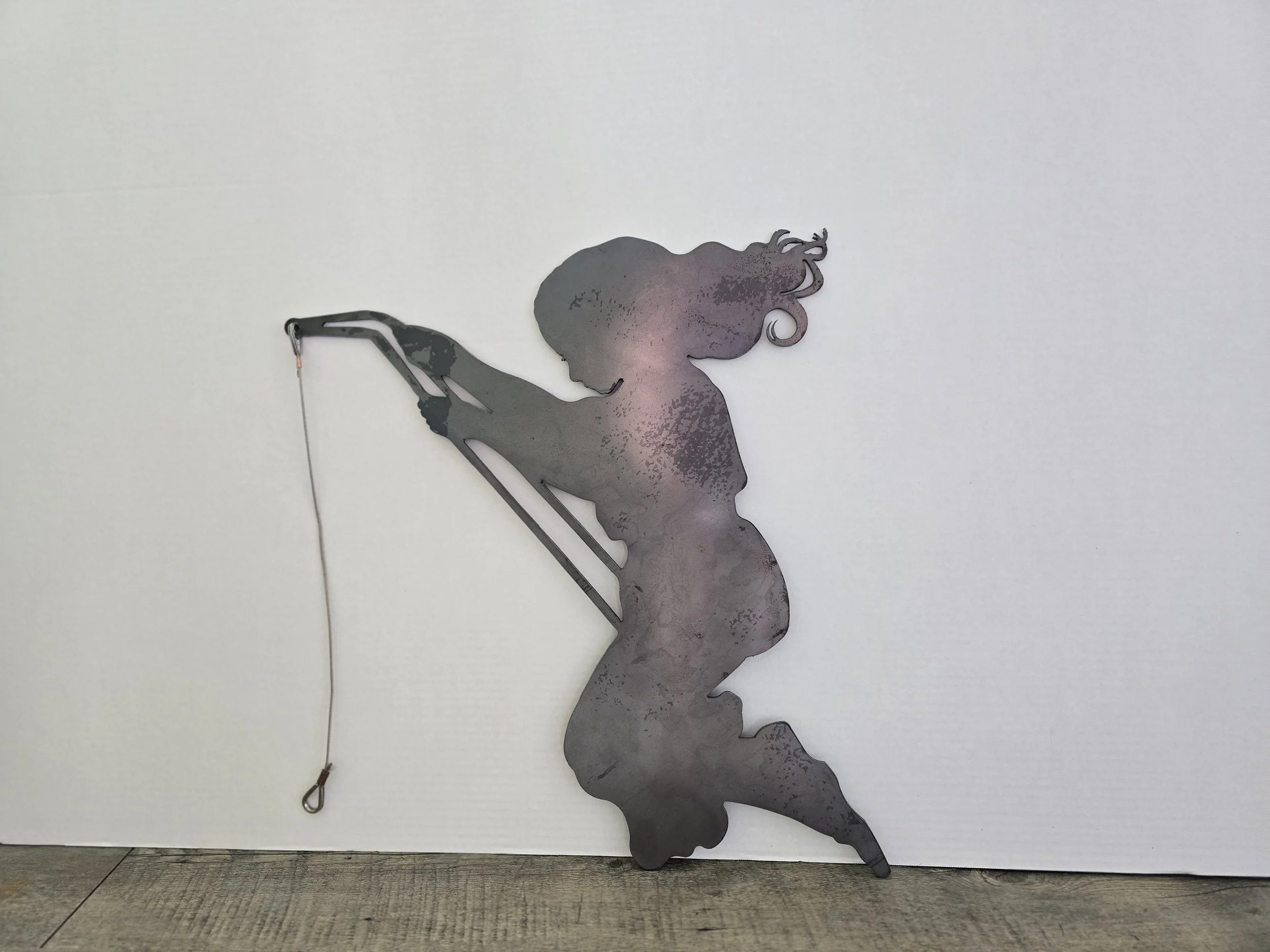 Girl on Swing (with wire rope) - Reduced To Clear