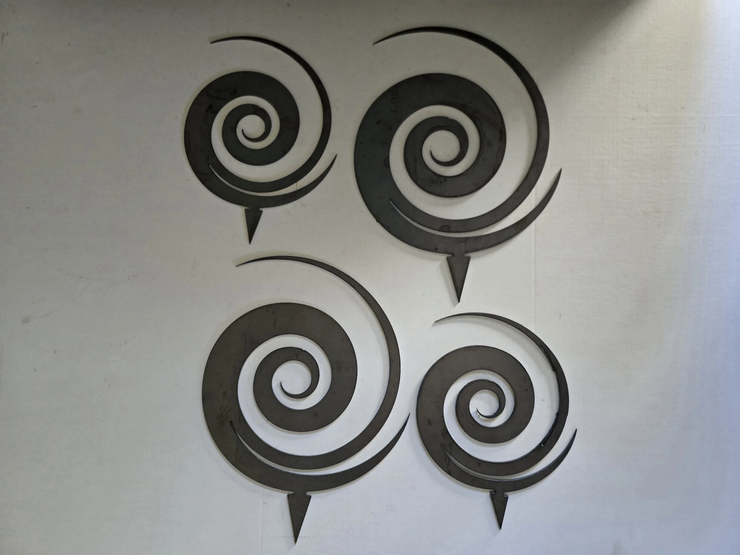 Set of 4 Koru Spirals - SECOND