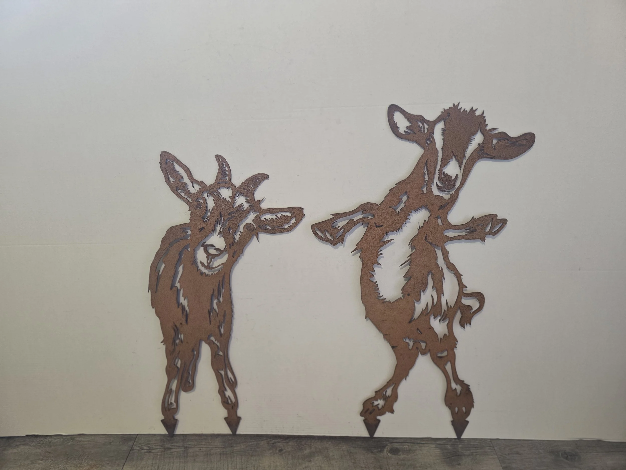 Pair of Cheeky Goats (Spiked) - Reduced To Clear