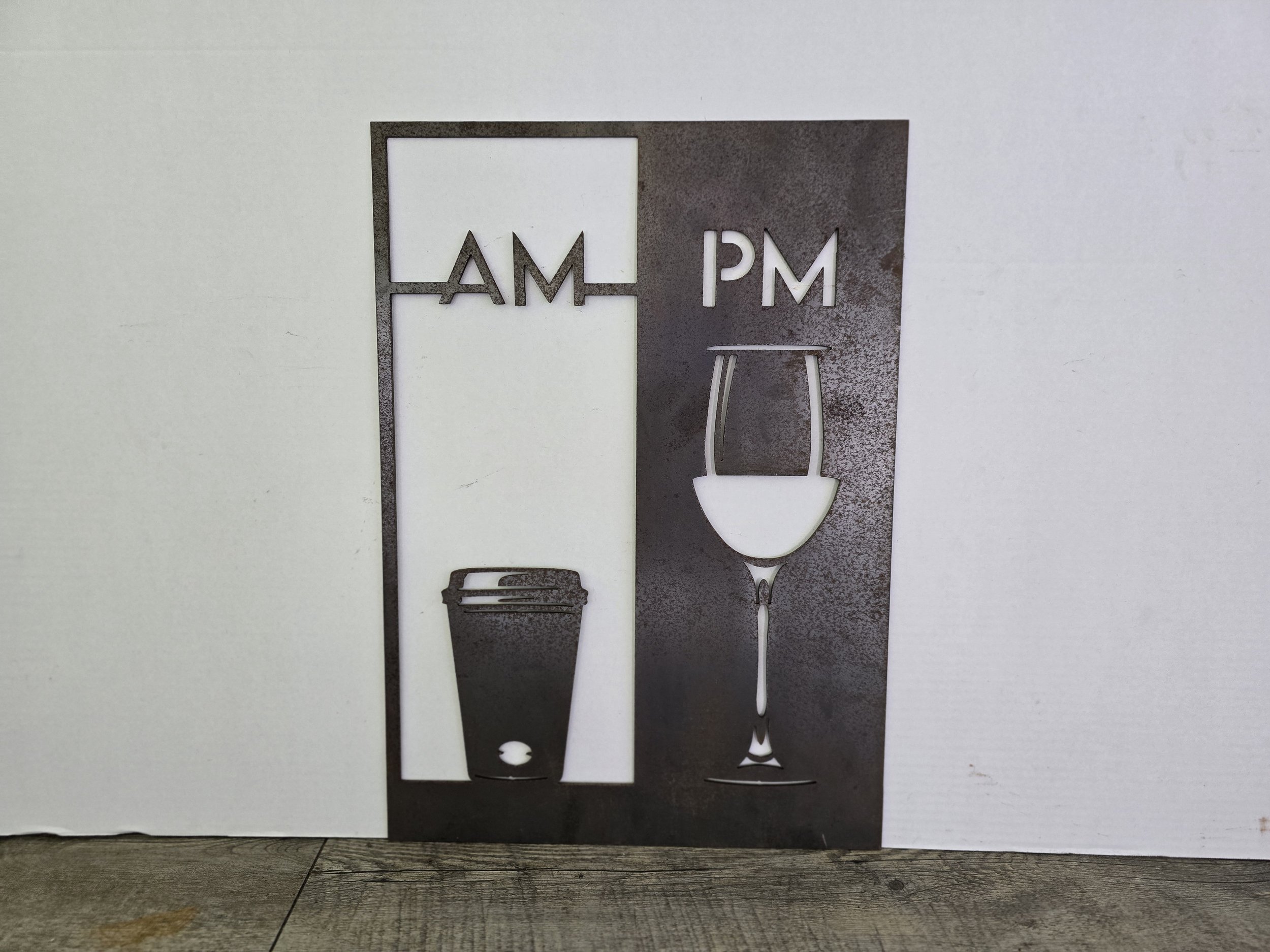 AM/PM Sign - Reduced To Clear