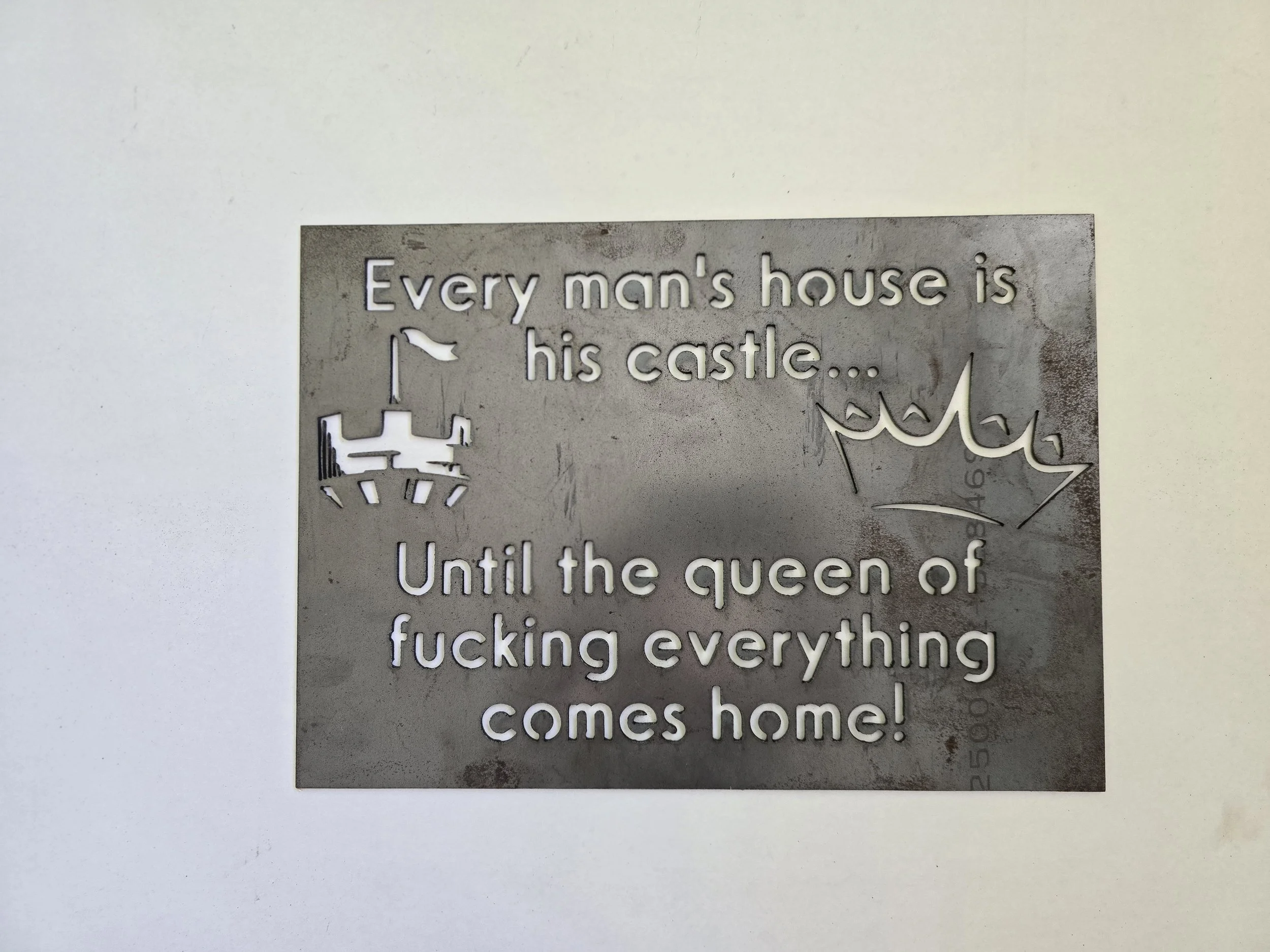 Castle Sign - Reduced To Clear