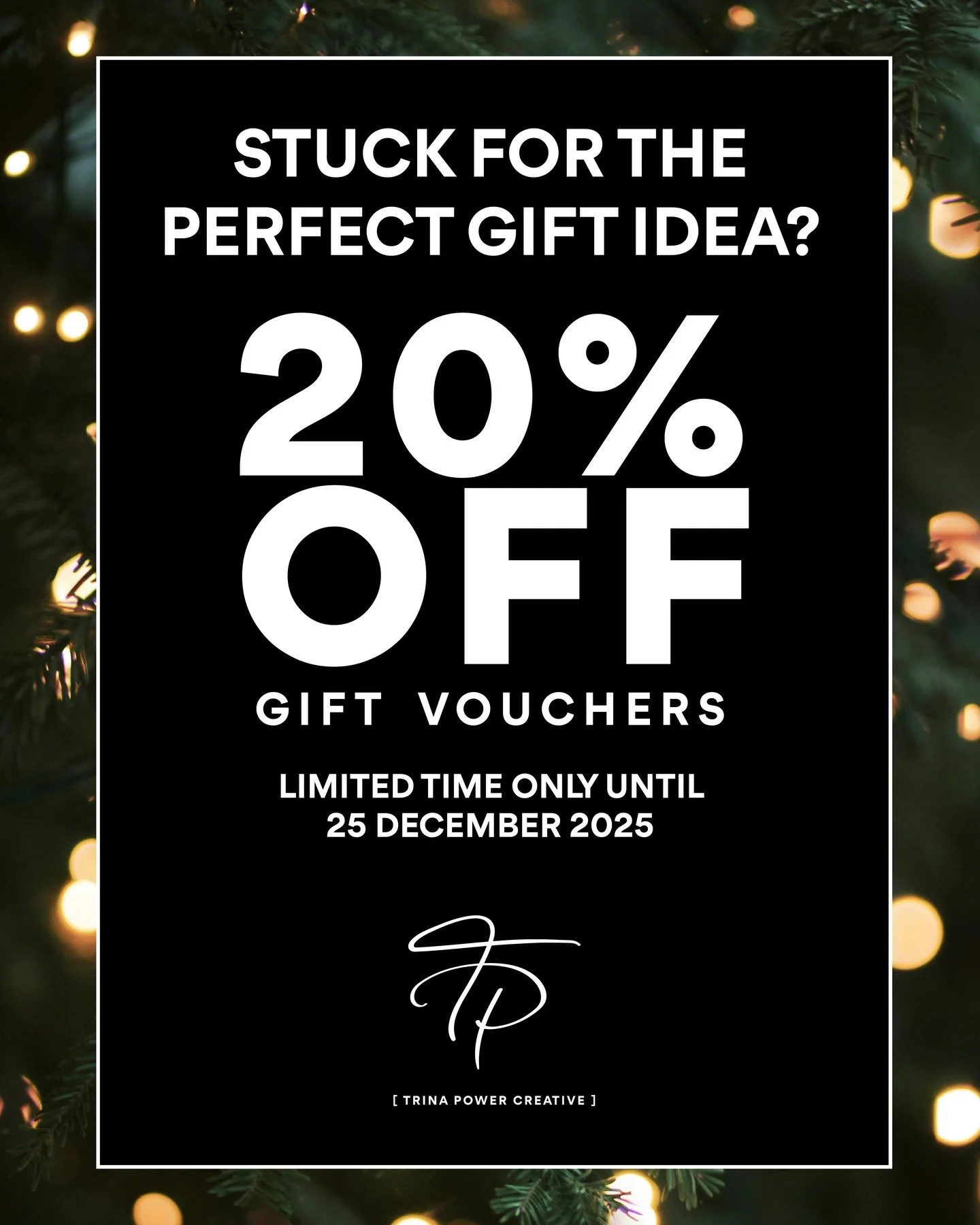 🎄 8 days to go! 🎄 Still searching for the perfect Christmas gift? 

Treat the actor or performer in your life to something they&rsquo;ll truly use 🤍 

All gift vouchers 20% off until 25 December. 

Link in bio 🎁