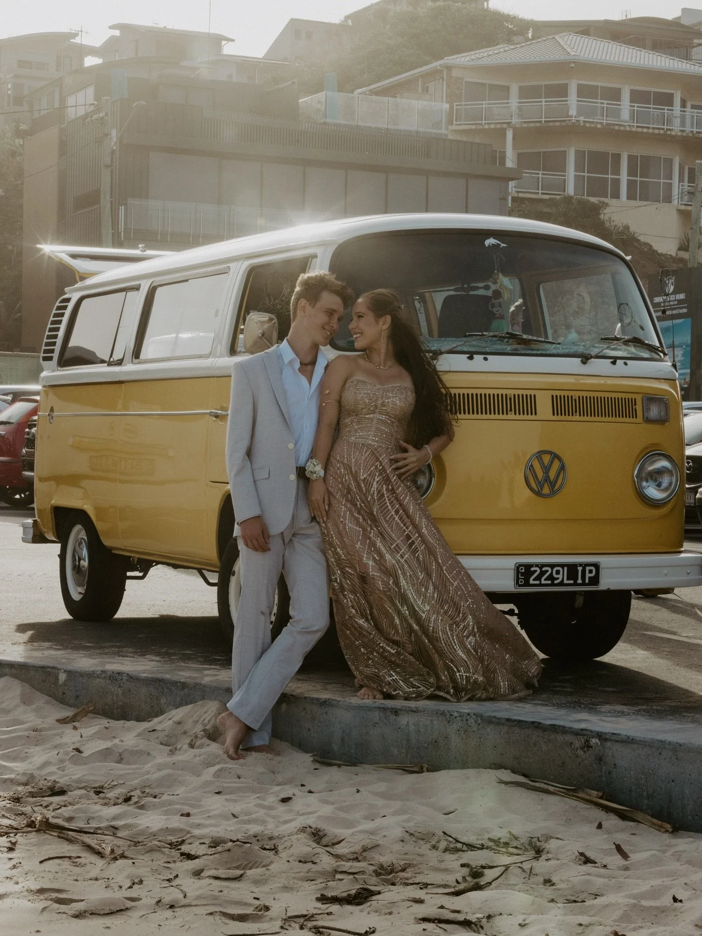 Sun, sand, beautiful people and a yellow Kombi &mdash; I couldn&rsquo;t think of a more perfect way to capture my formal memories with my favourite person.

 @trinapowercreative You absolutely went above and beyond. Thank you for capturing this beaut