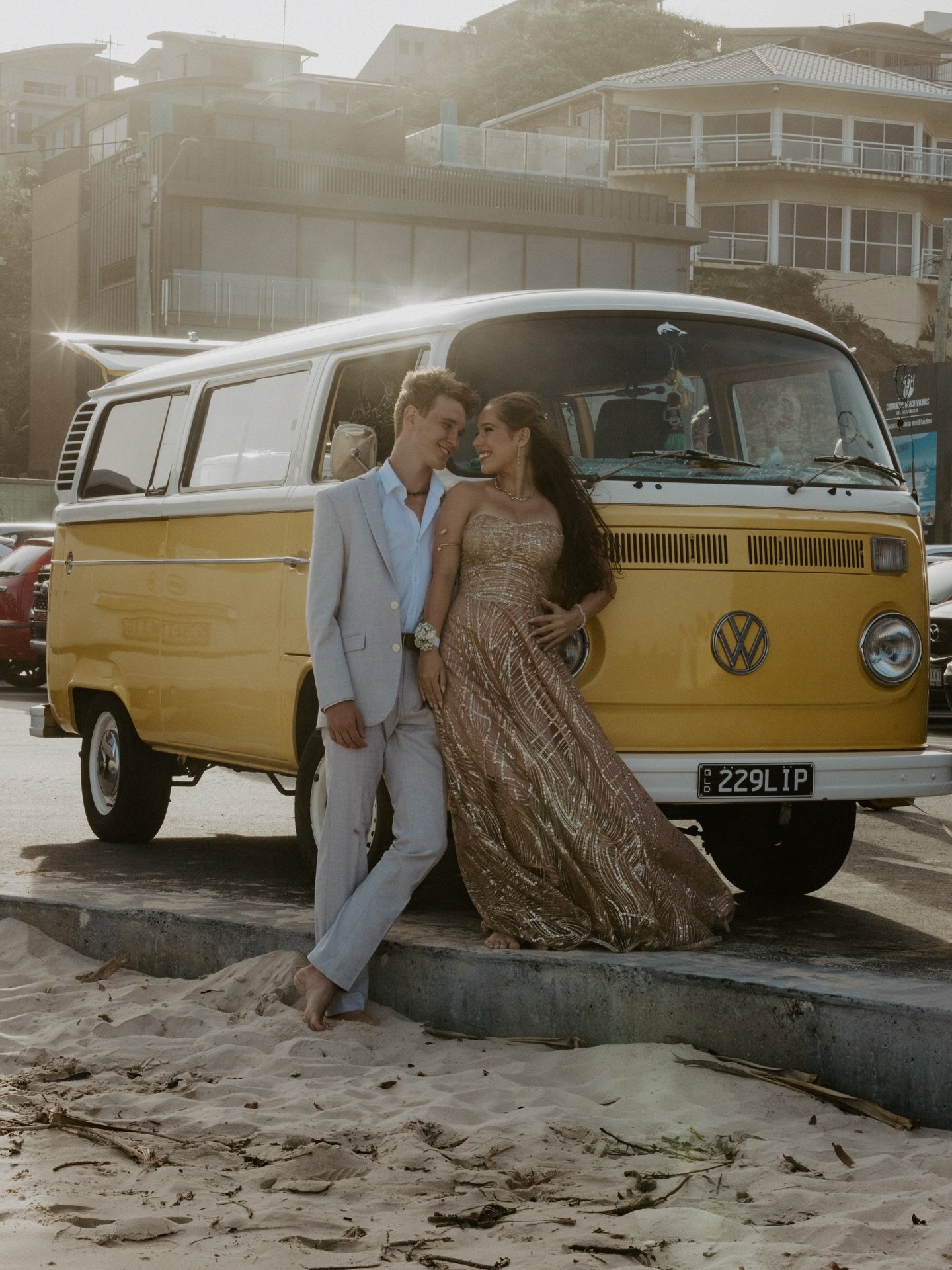Sun, sand, beautiful people and a yellow Kombi &mdash; I couldn&rsquo;t think of a more perfect way to capture my formal memories with my favourite person.

 @trinapowercreative You absolutely went above and beyond. Thank you for capturing this beaut