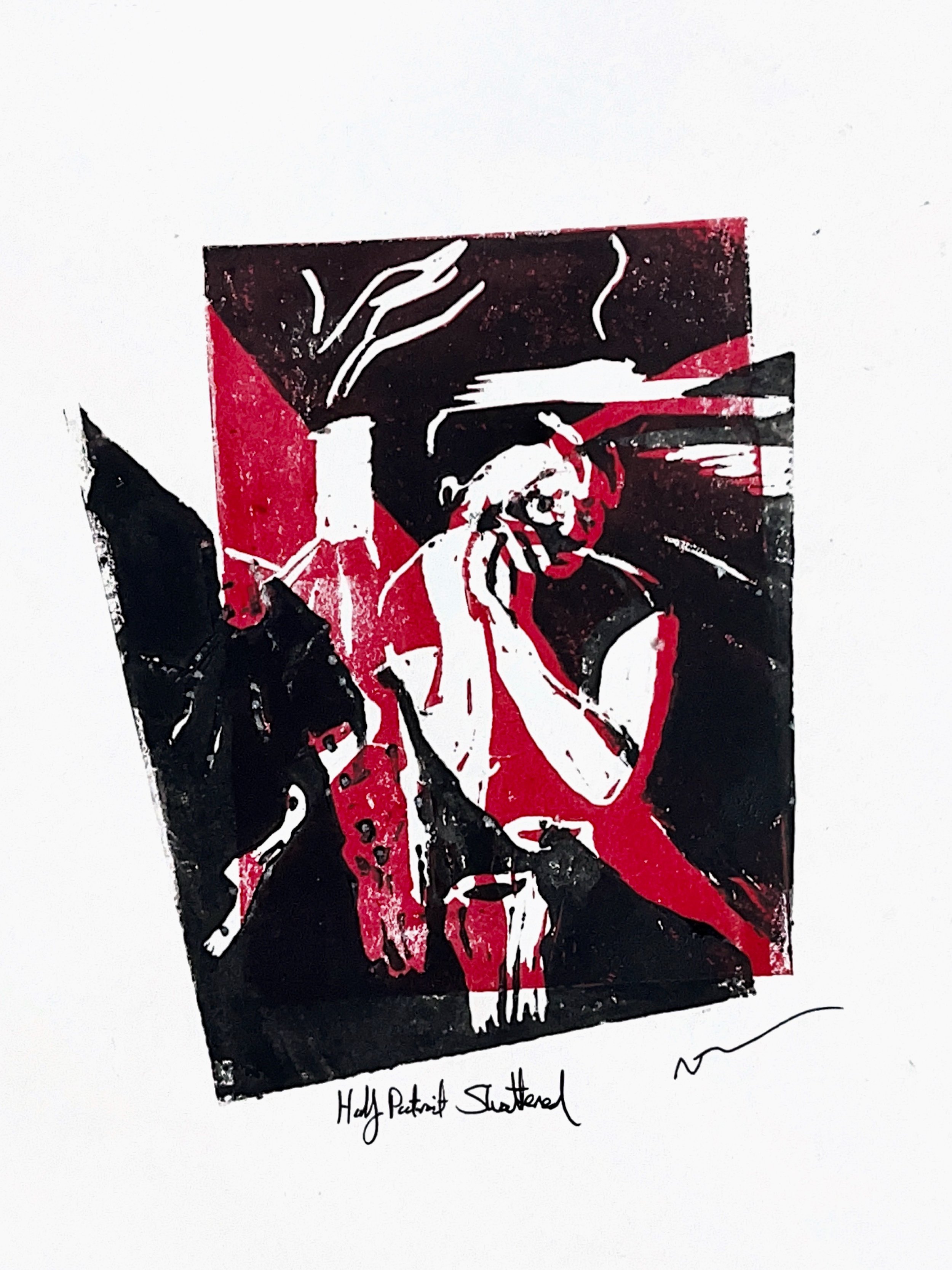 Half Portrait Shattered