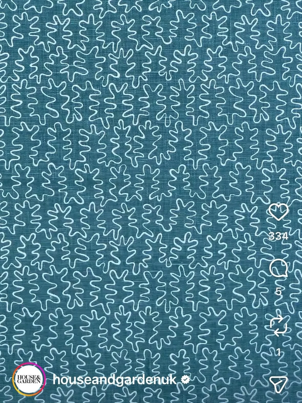 Wowee! I am so flattered to see my &lsquo;Fossil&rsquo; fabric featured in House &amp; Garden&rsquo;s #HG101 reel, as the backdrop to some exceptional interiors talent. Thank you @houseandgardenuk, and to all of my clients, supporters and industry co