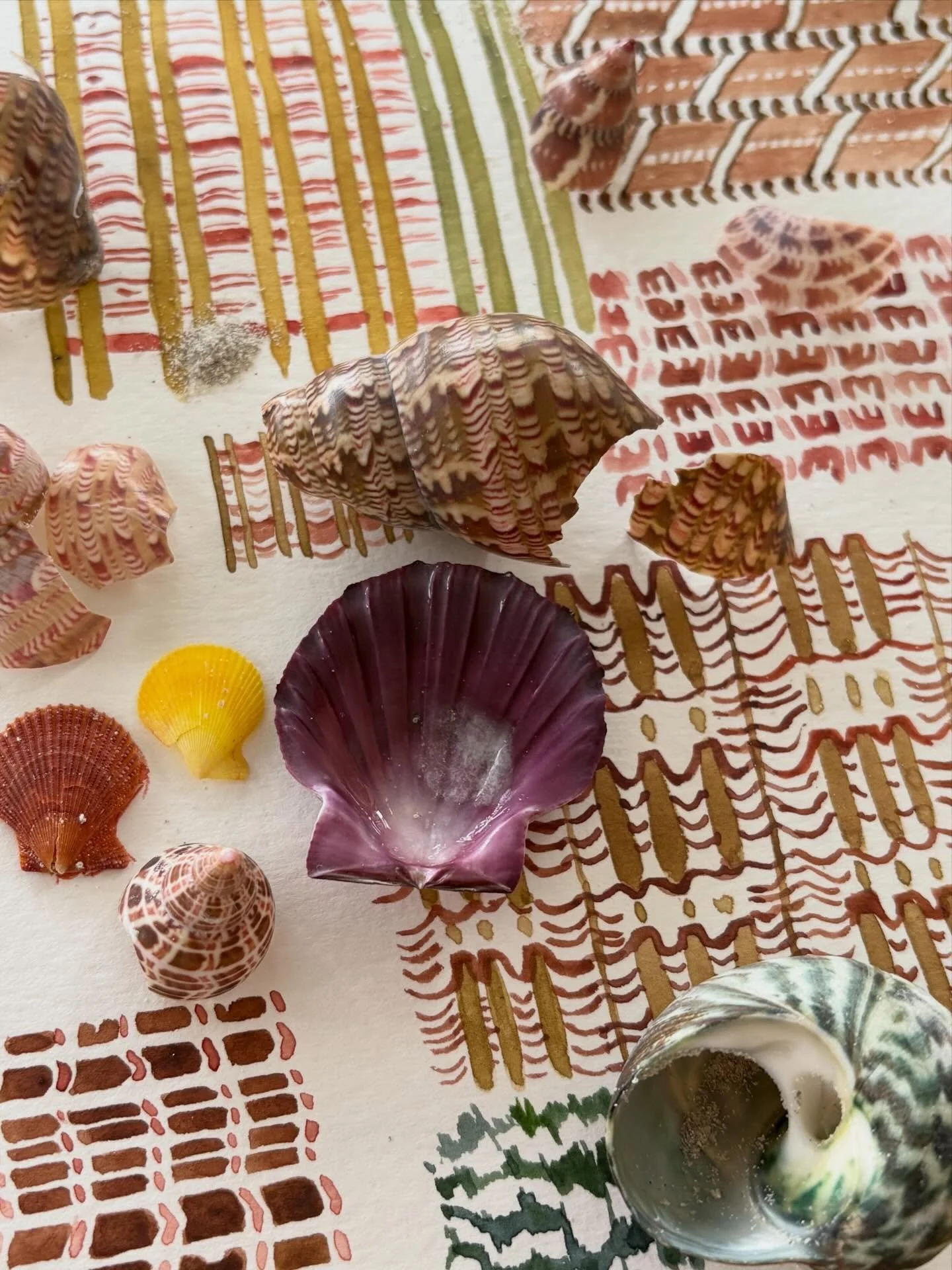 I don&rsquo;t know a single person - creative or not - who isn&rsquo;t inspired by nature. The colours, patterns, sounds, and shapes are an endless source of ideas. 
I&rsquo;ve been lucky enough to have been by a beach recently, and I can&rsquo;t hel