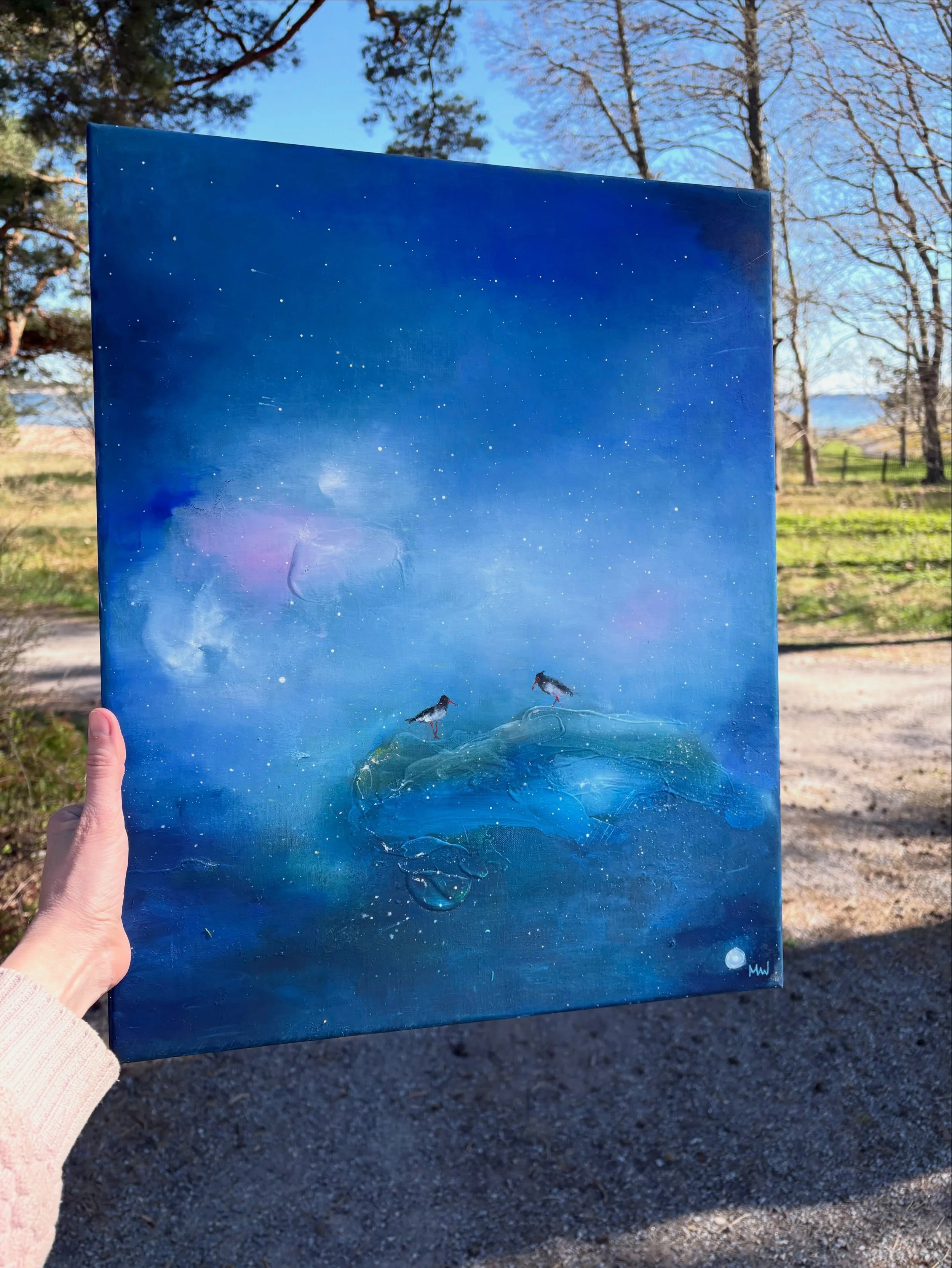 When you realize you have your whole new Collection in the car - but no photos of the pieces whatsoever - and just pull up your vechile, jump out and snap a few 📸 😅🐦🐦✨💫

#hullunahankoon #meditativeart @hullunahankoon