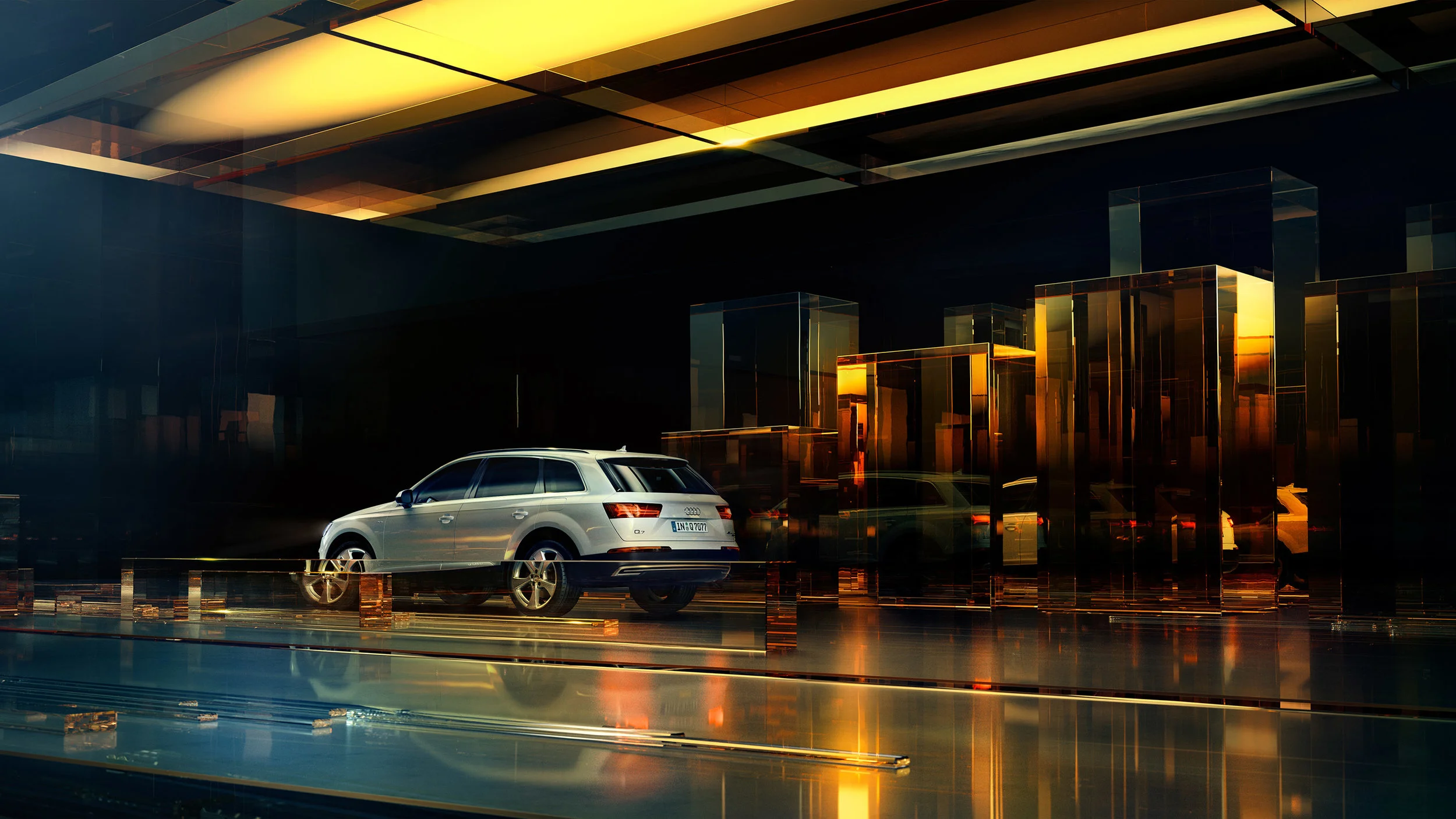 Audi Q7 high-end full CGI image