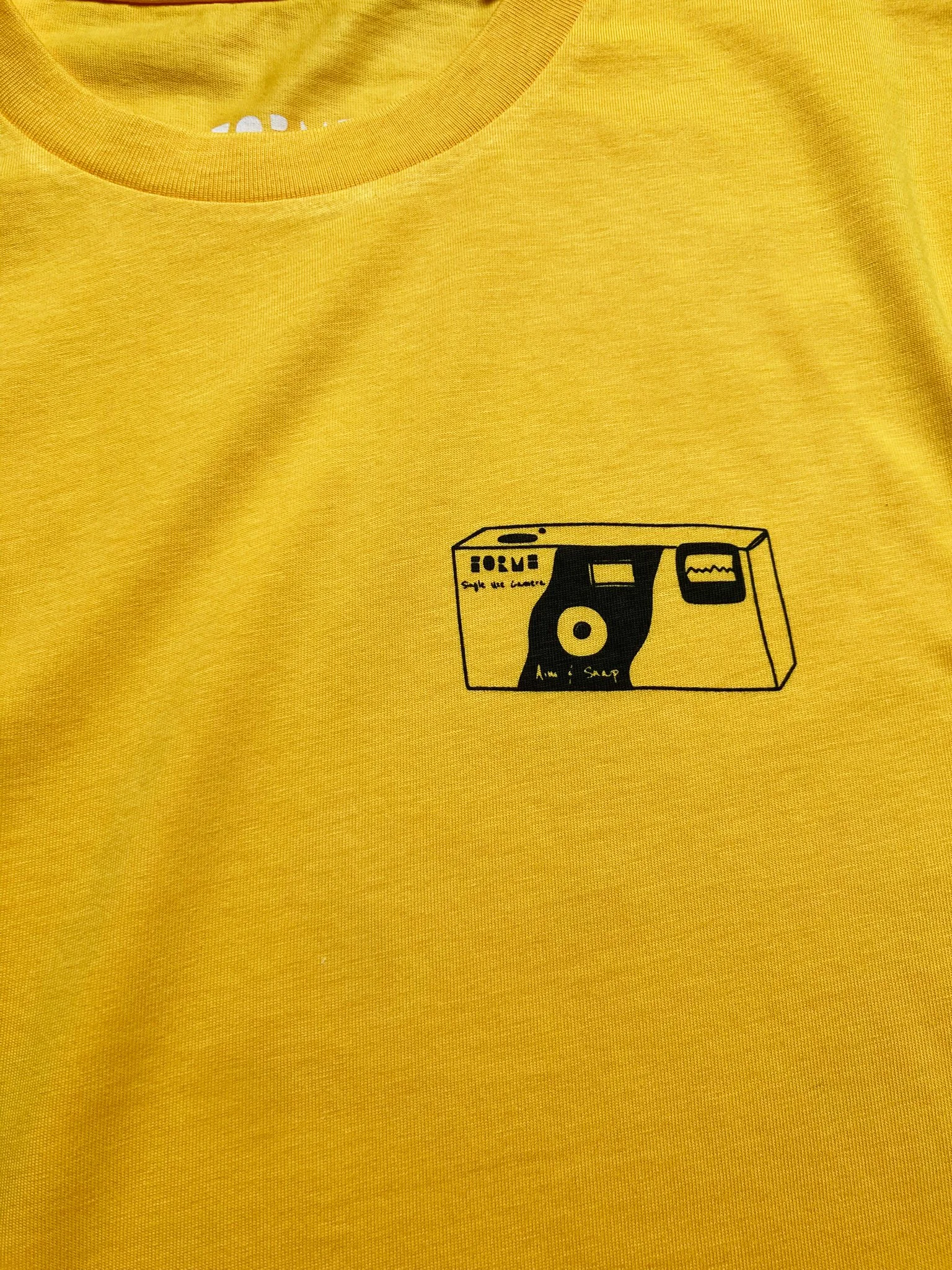 Aim & Snap T-Shirt - Yellow — Forme