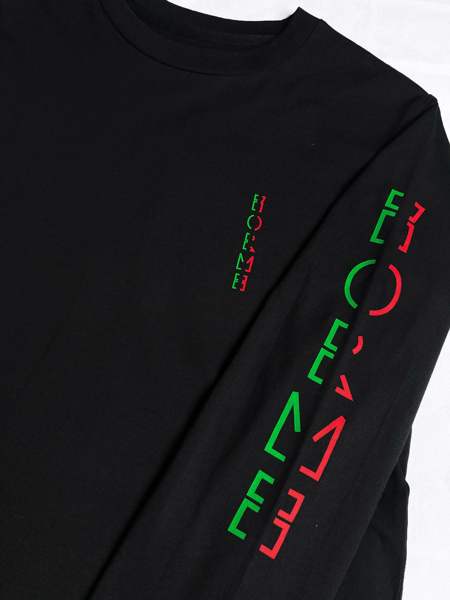 Forme Italia Long Sleeve T-Shirt - Black — Forme