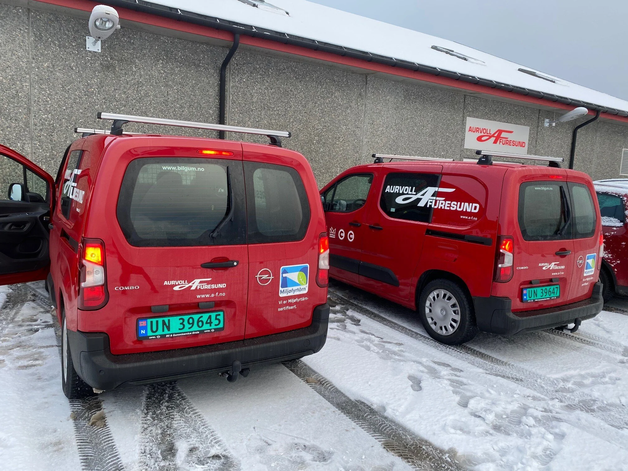 Nye arbeidsbiler på plass denne uken