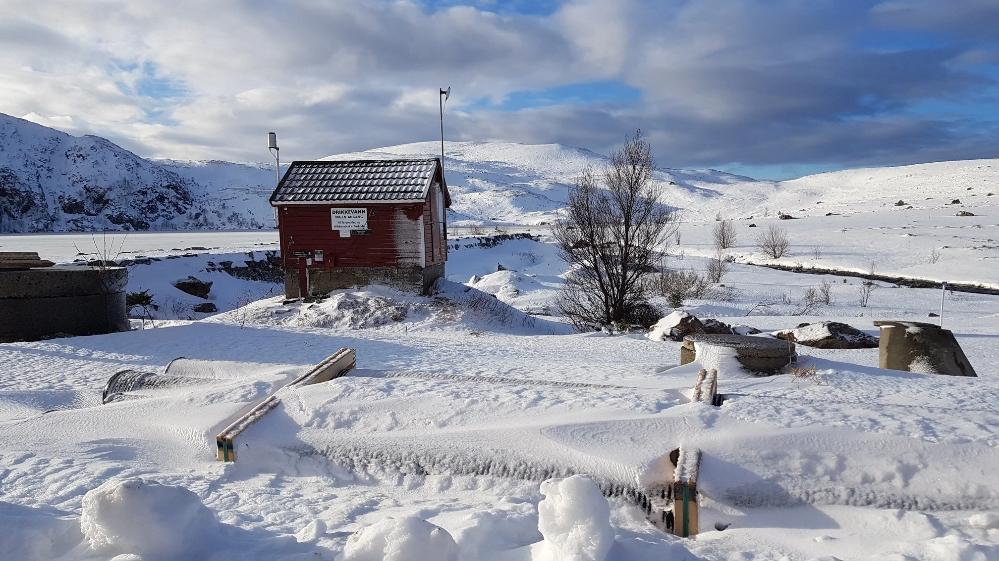 Reserveledning for drikkevann fra Mørkevatnet