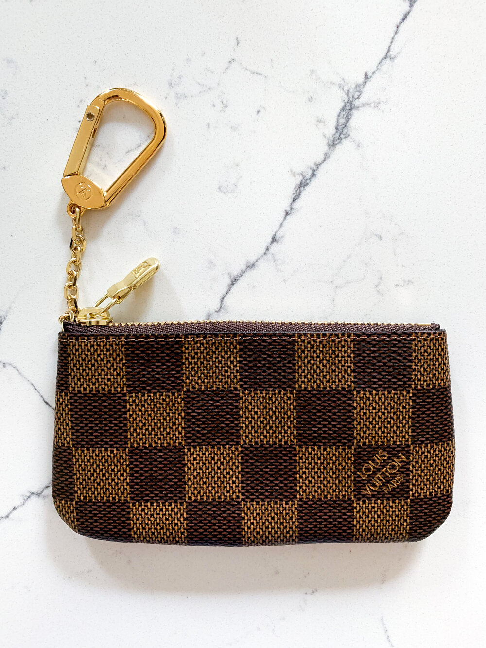 coin pouch damier