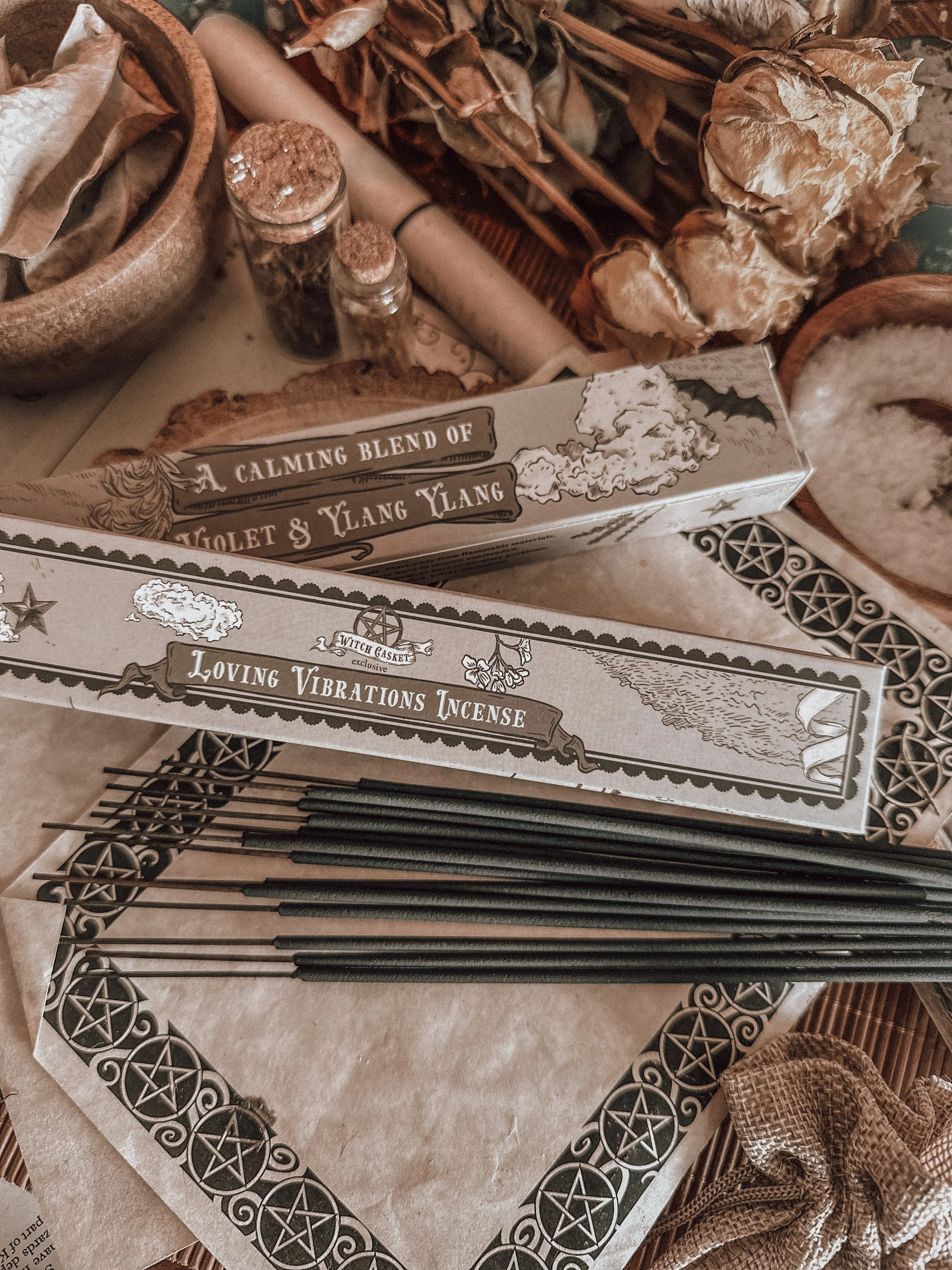 Loving Vibrations Incense - July