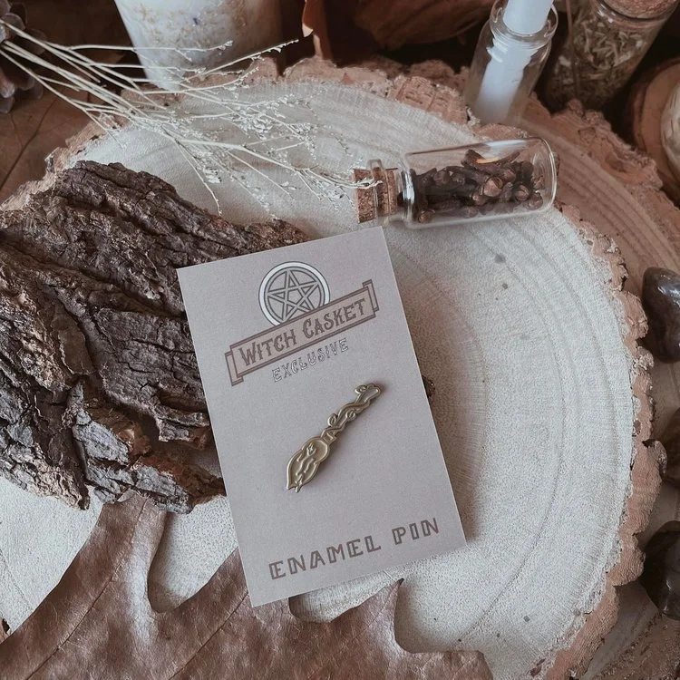 Besom Enamel Pin