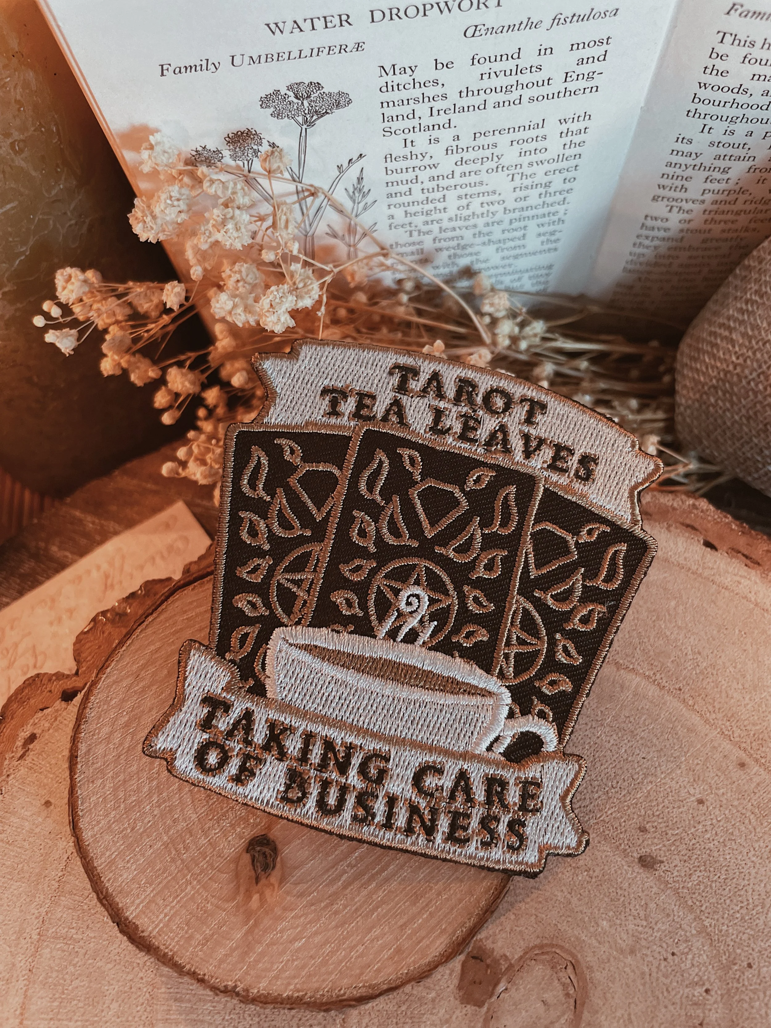 Tarot, Tea Leaves & Taking Care of Business Patch