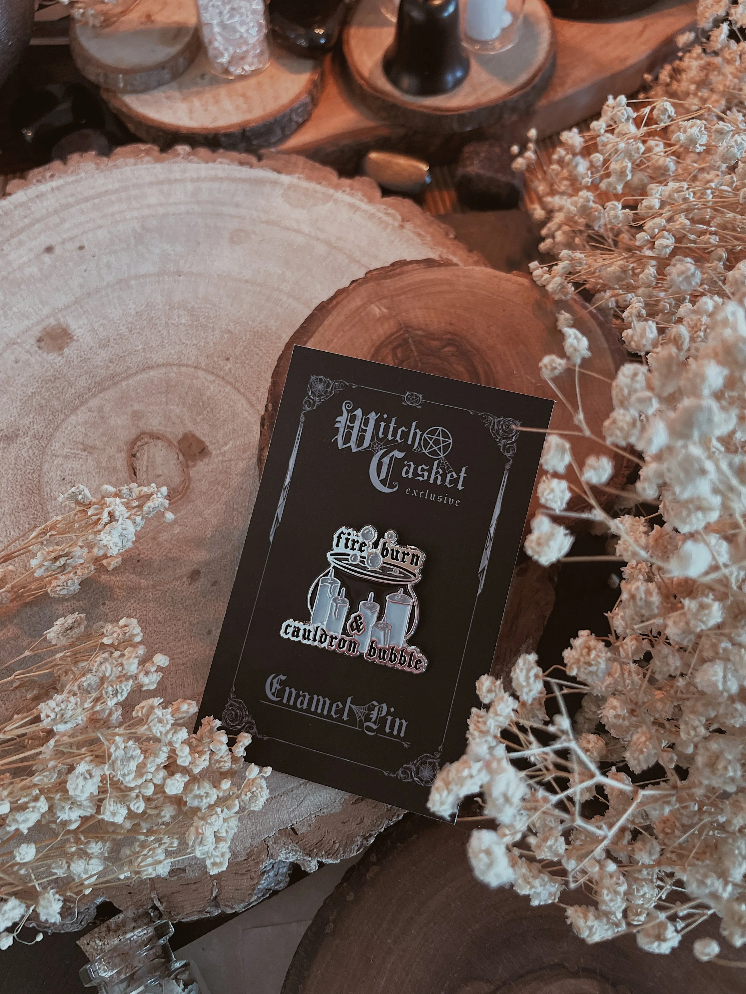 ‘Fire Burn & Cauldron Bubble’ Enamel Pin