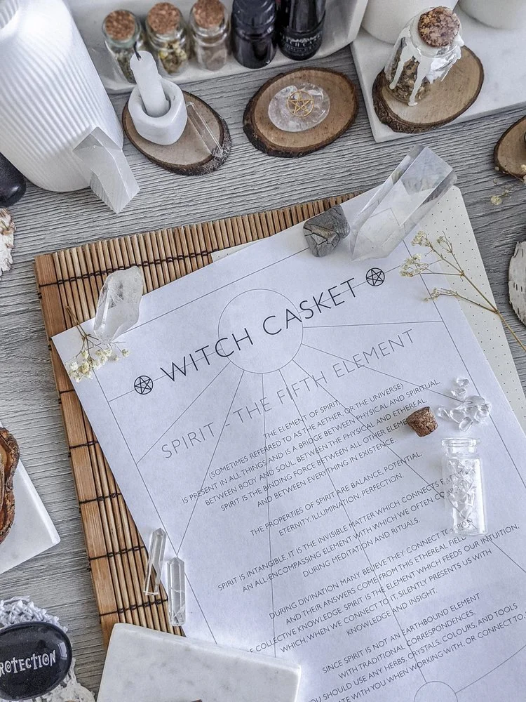 Spirit - the Fifth Element Parchment Scroll