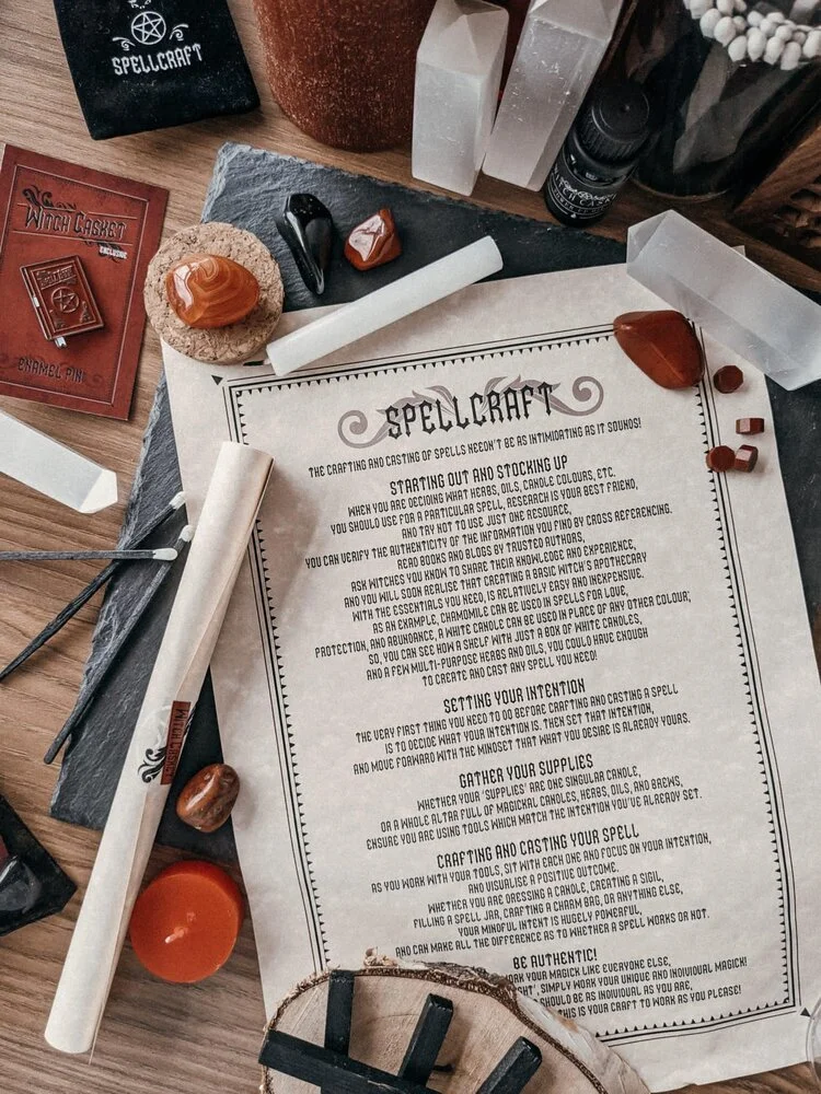 Spellcraft Parchment Scroll