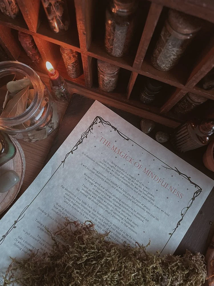 The Magick of Mindfulness Parchment Scroll