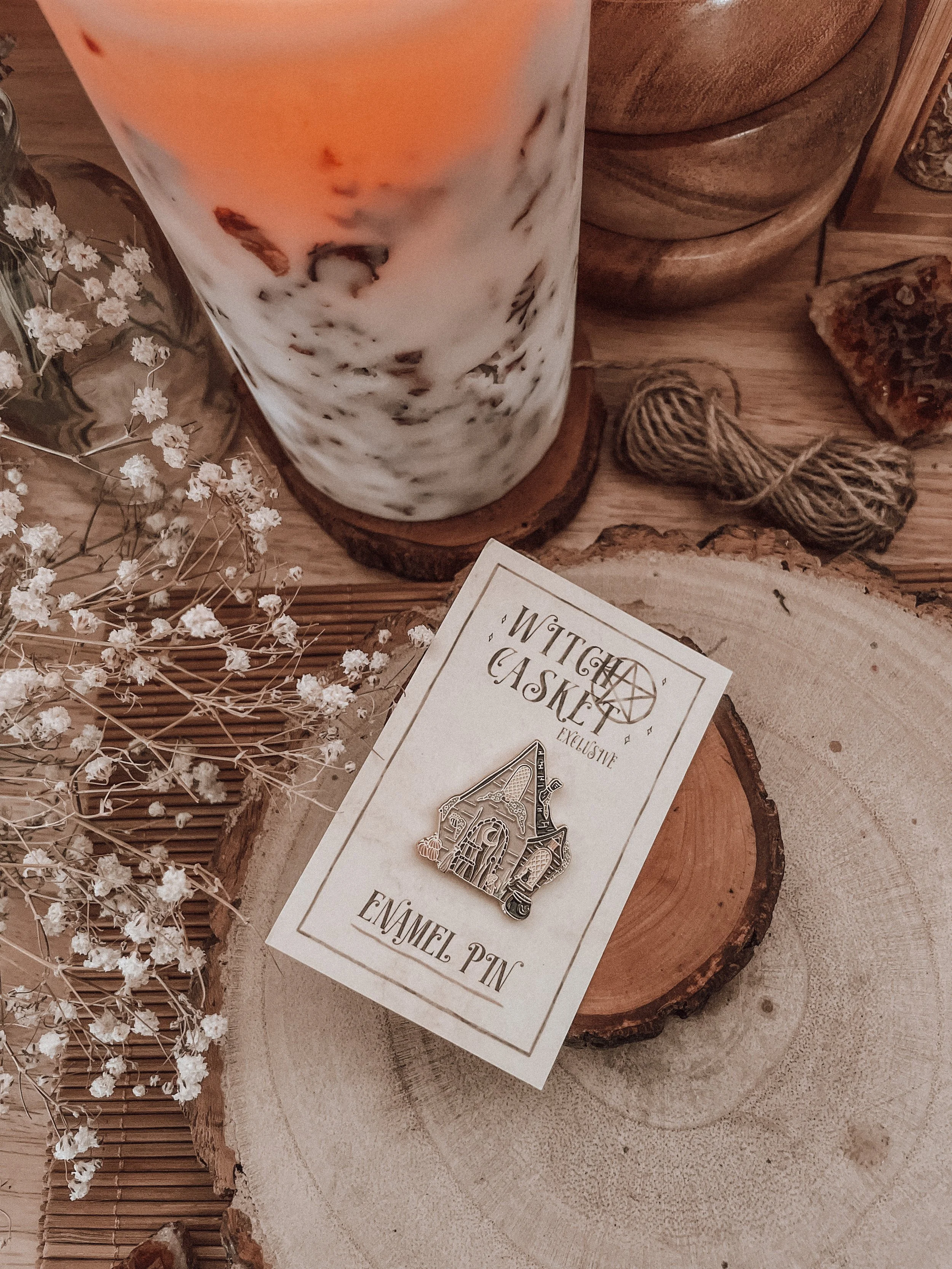 Witch’s Home Enamel Pin