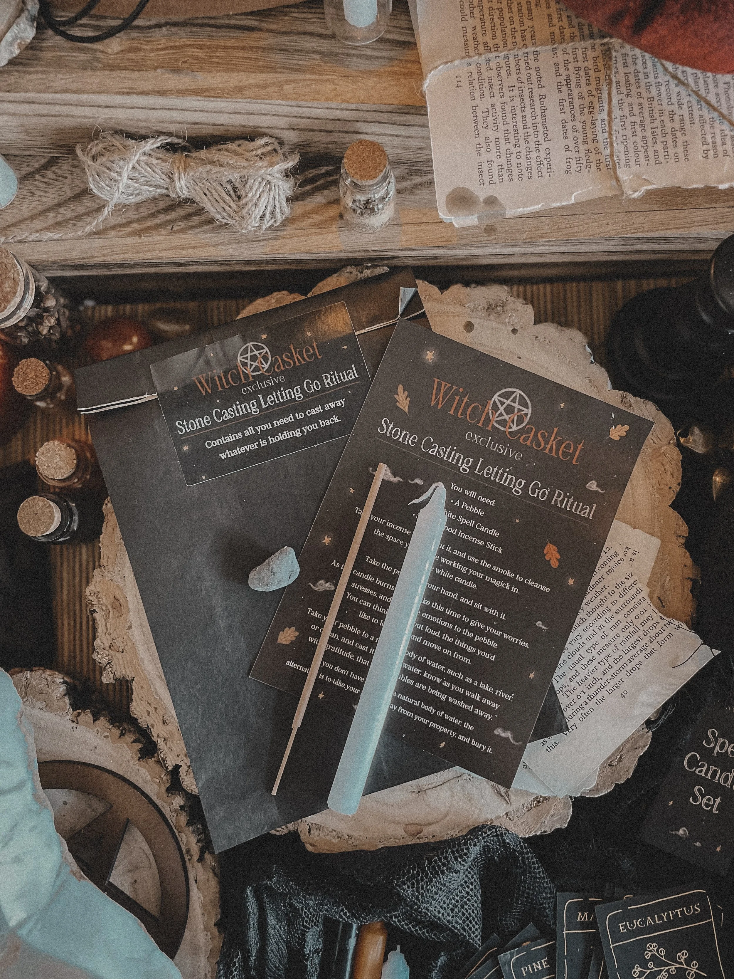 Stone Casting Letting Go Ritual Kit