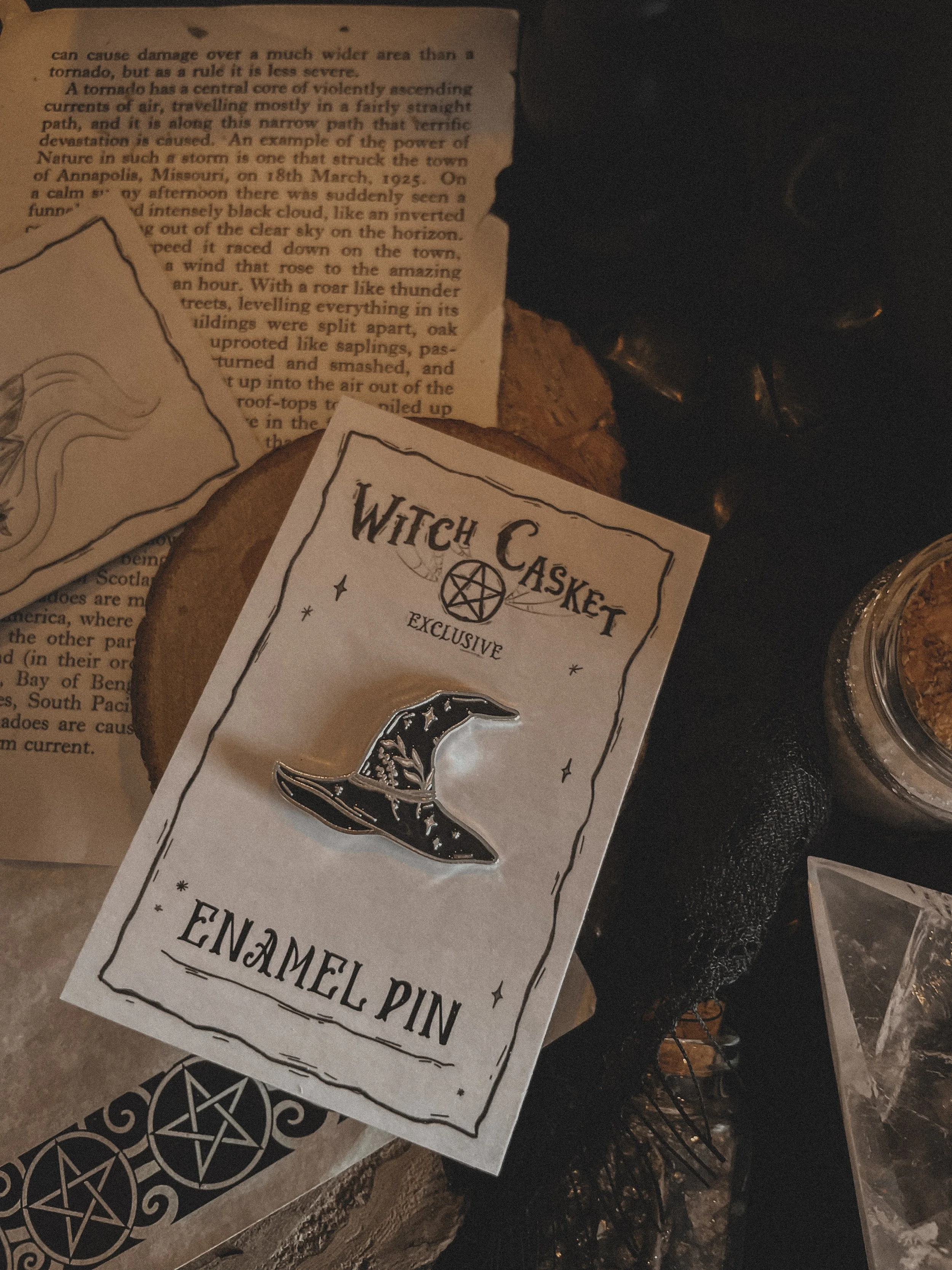 Witch’s Hat Enamel Pin