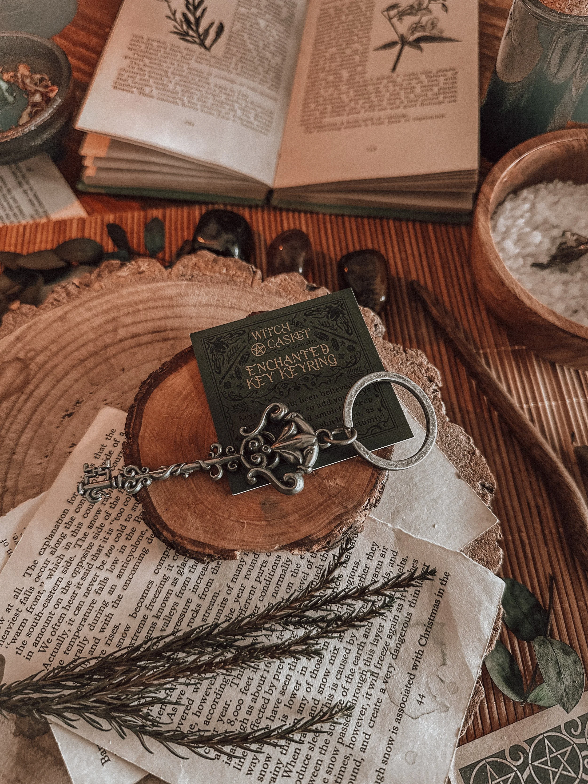 Enchanted Key Keyring