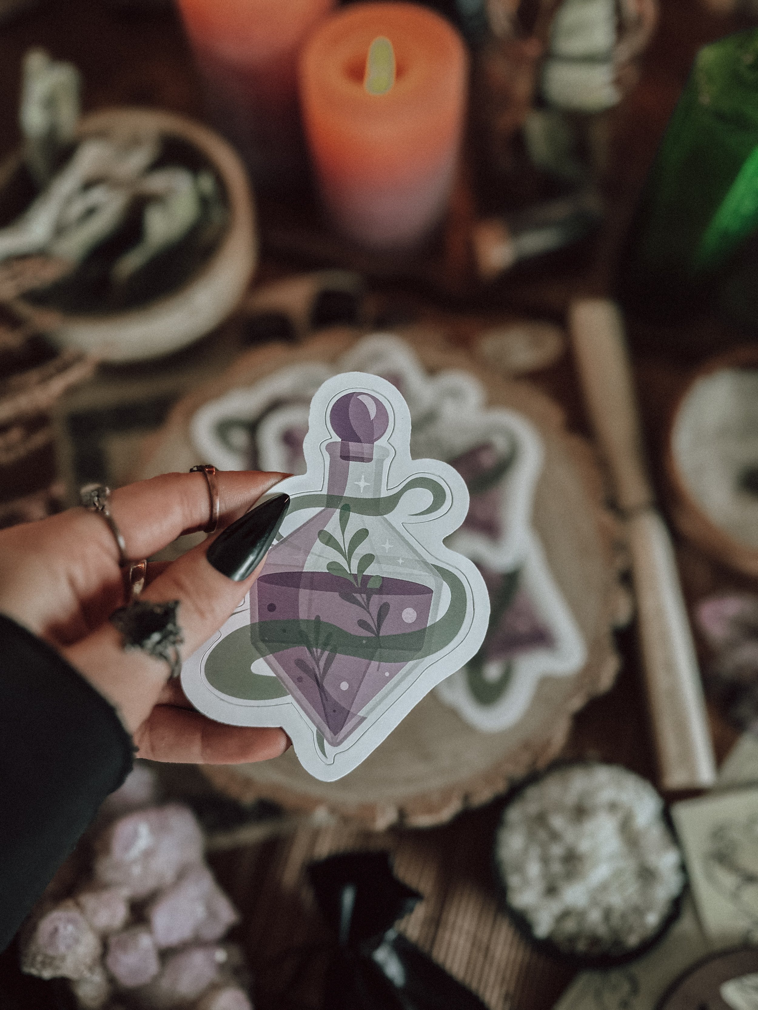 Potion Bottle Die-Cut Sticker