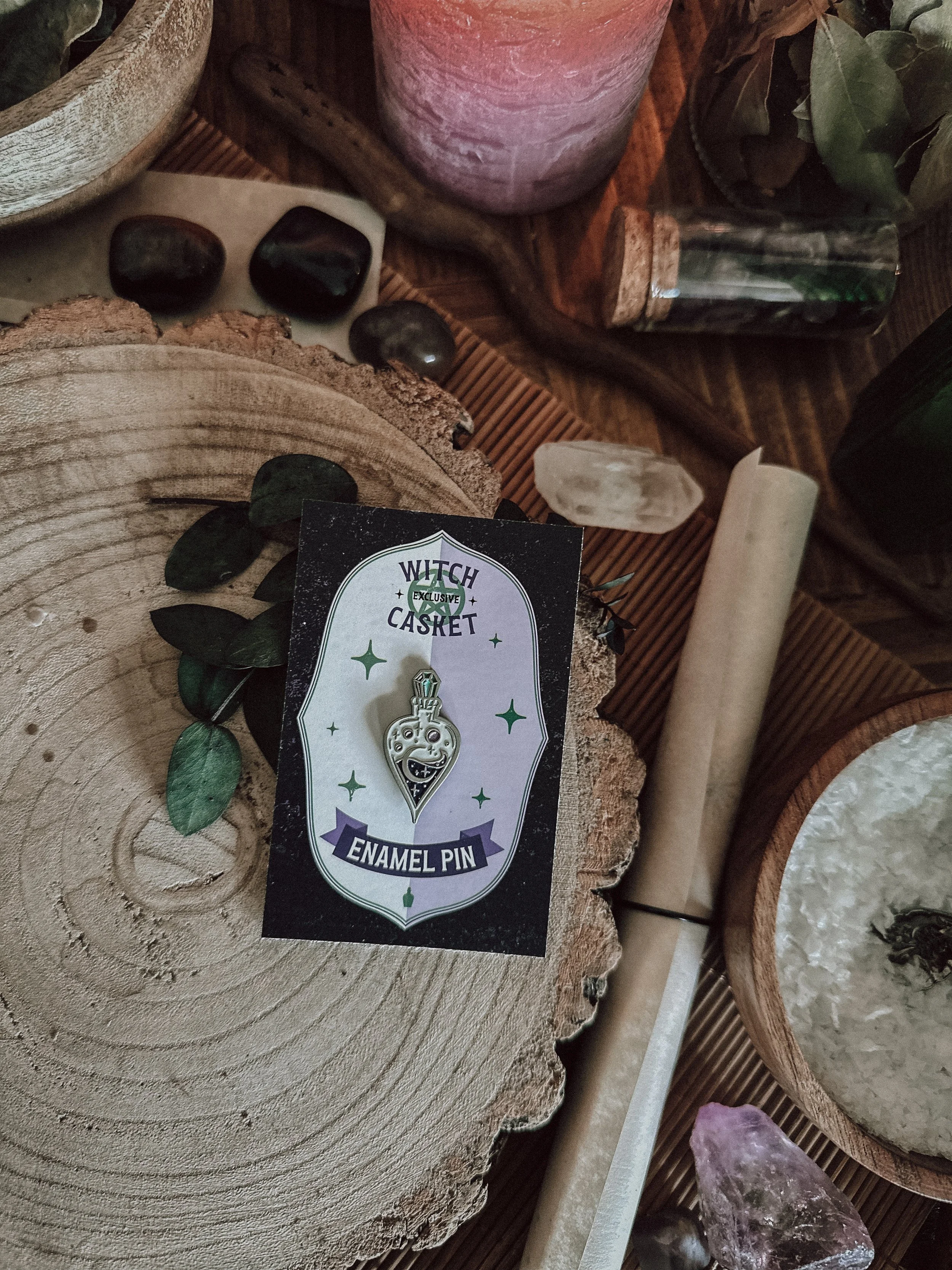 Lunar Potion Bottle Enamel Pin