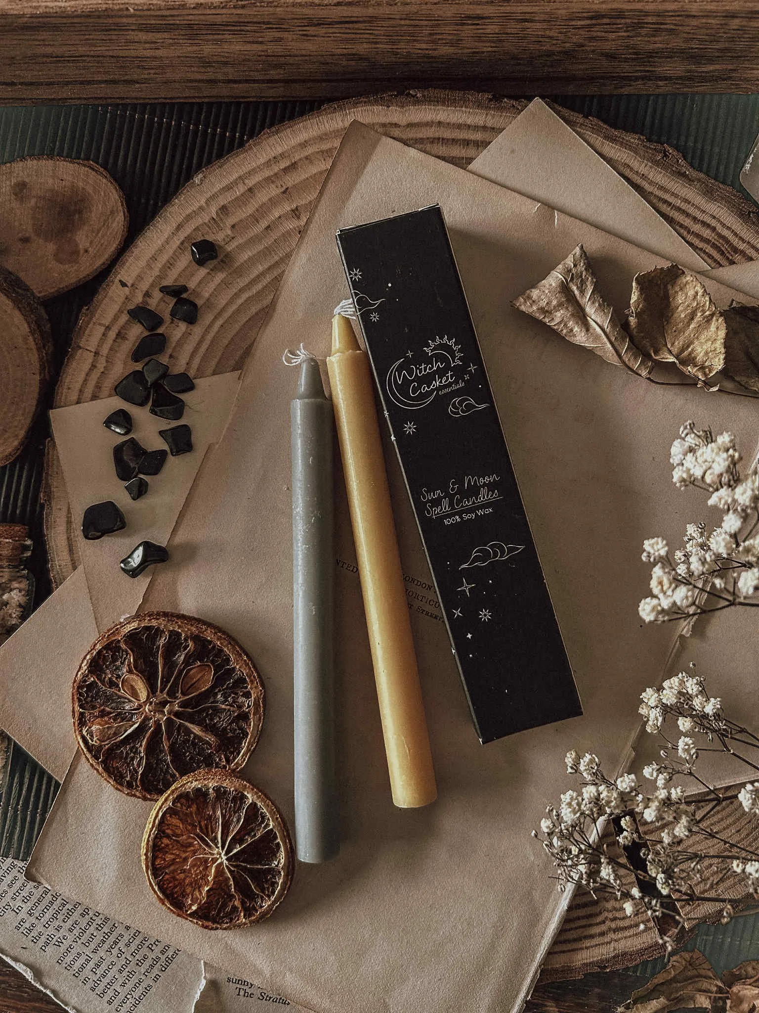 Sun & Moon Soy Wax Spell Candles