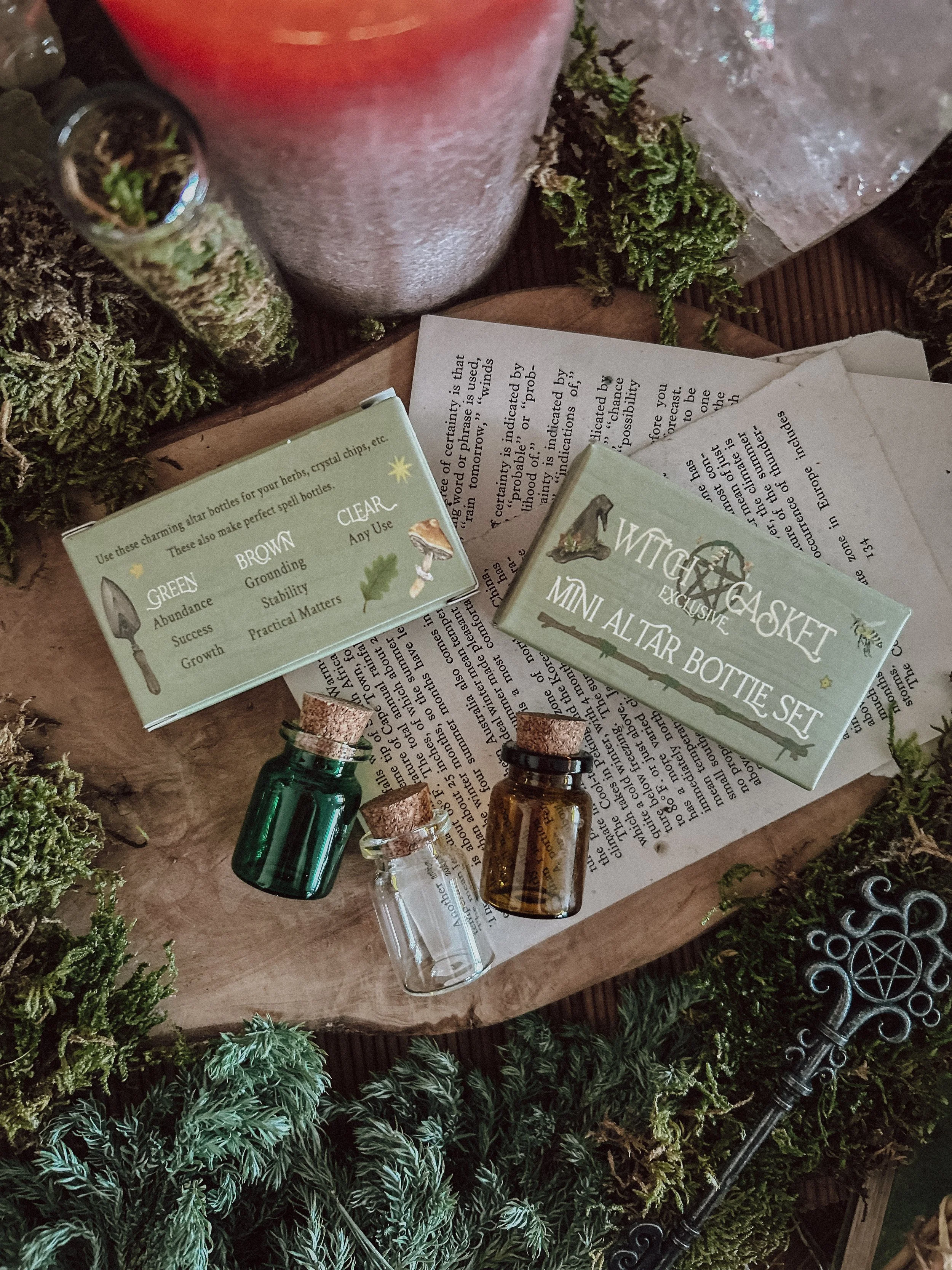 Mini Altar Bottle Set