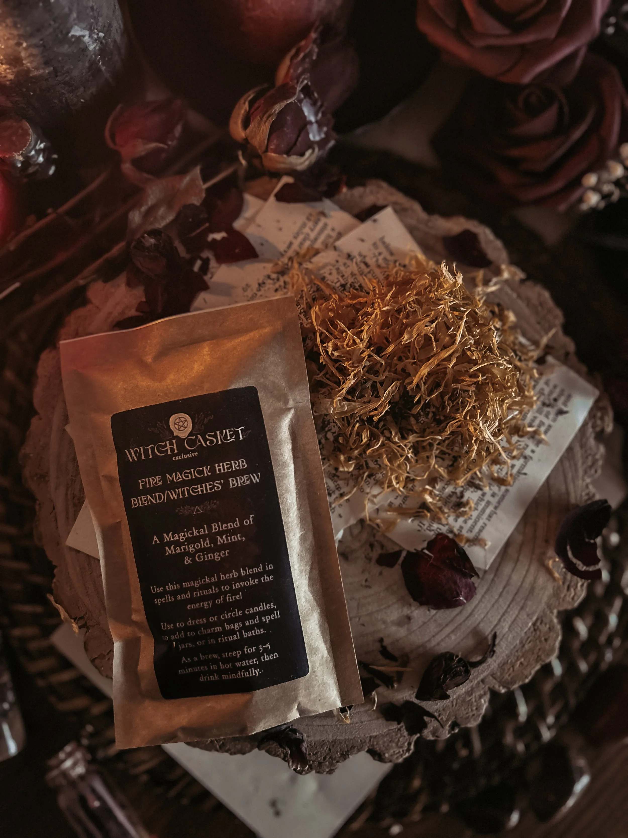 Fire Magick Herb Blend/Witches’ Brew