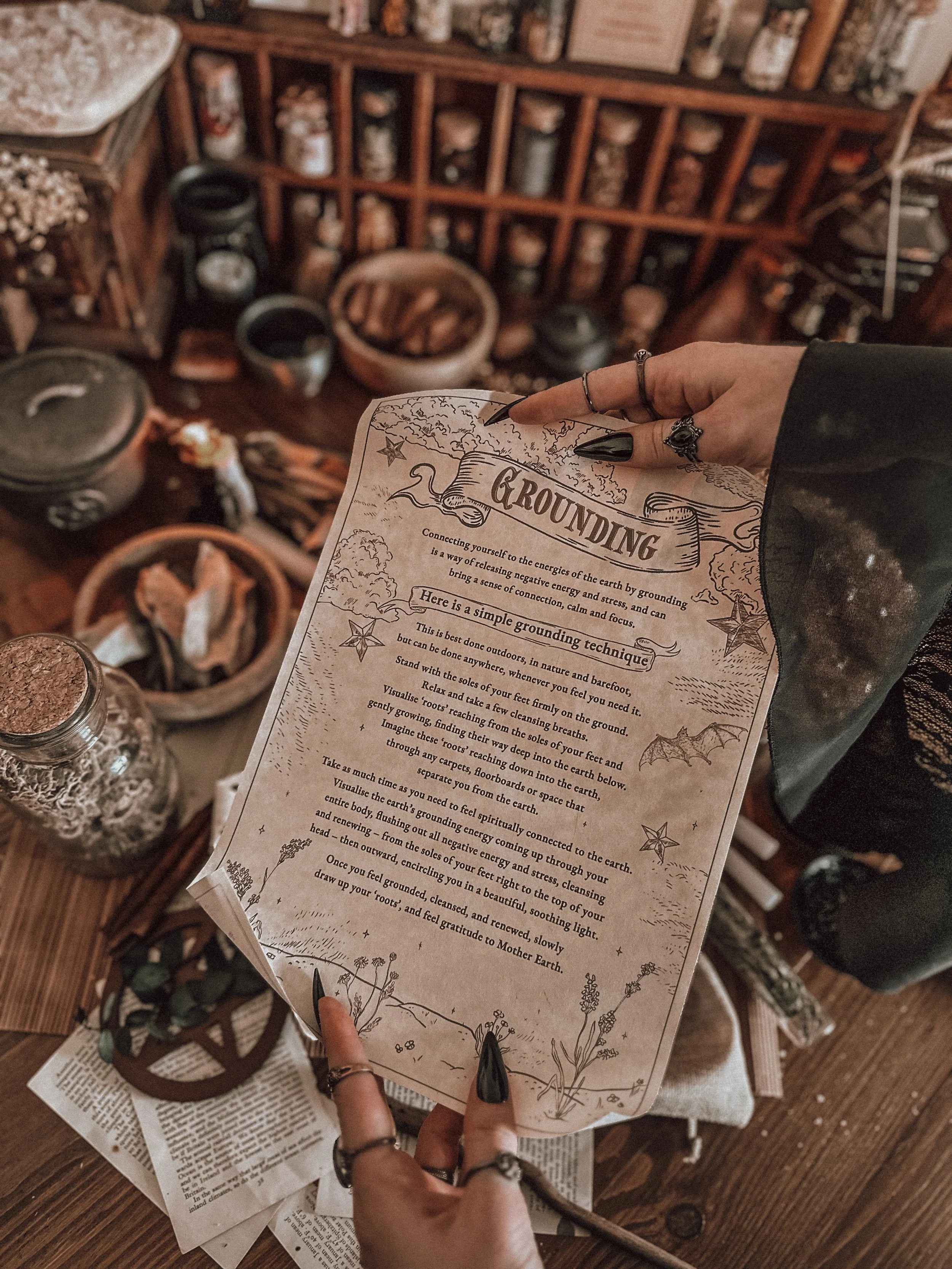 Grounding Parchment Scroll