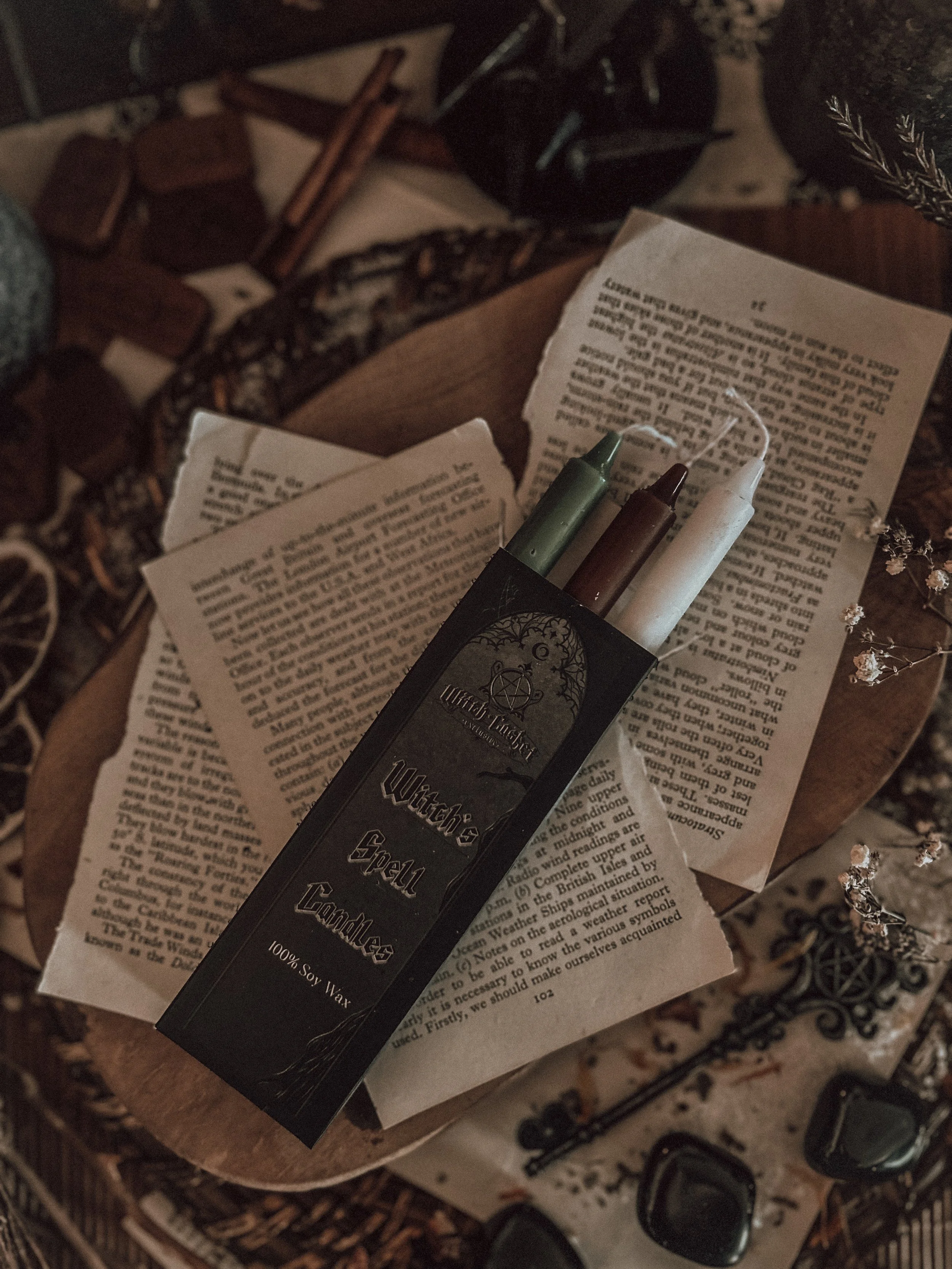 100% Soya Wax Spell Candle Collection - October