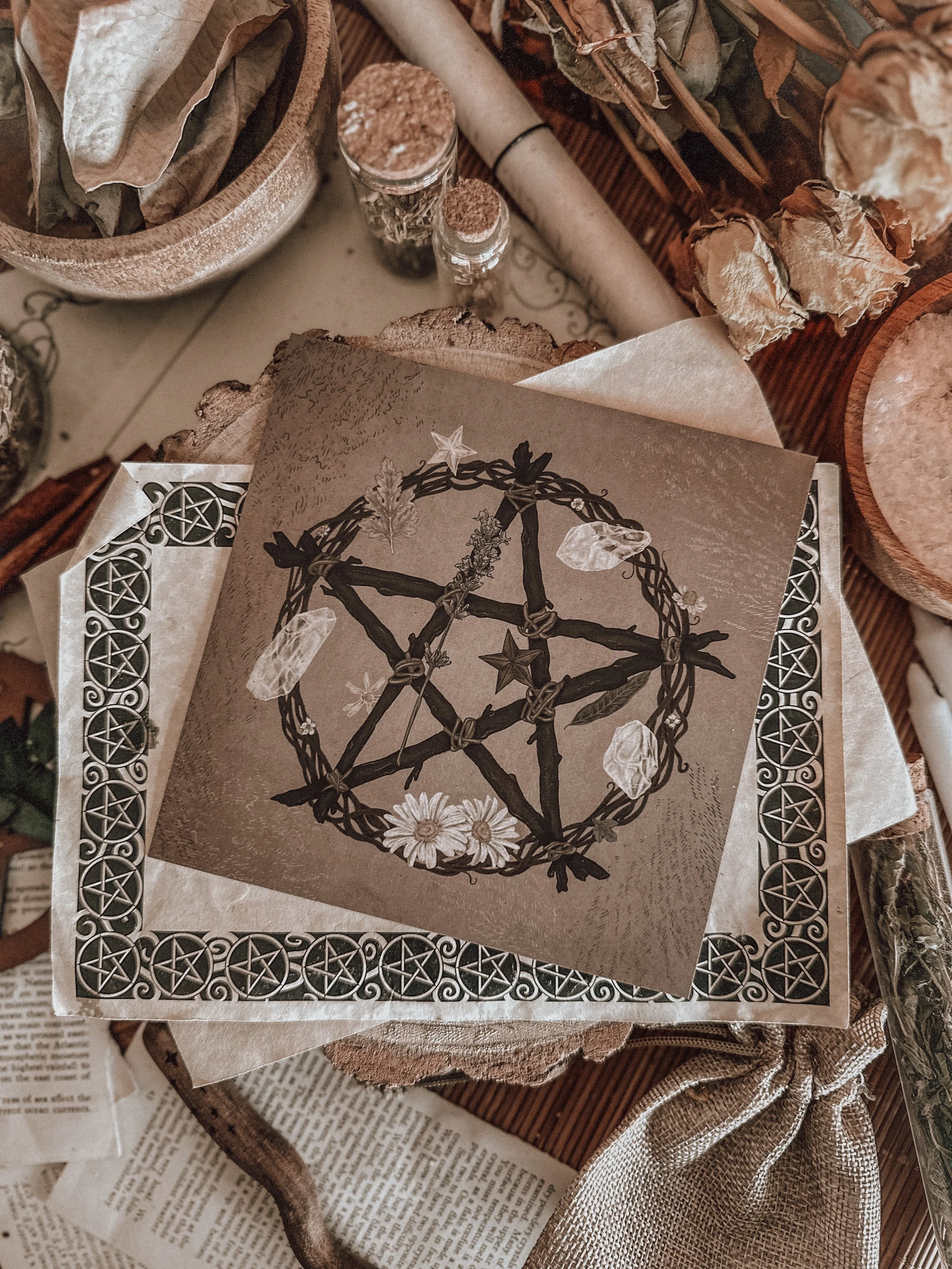 Calming Pentacle Art Print