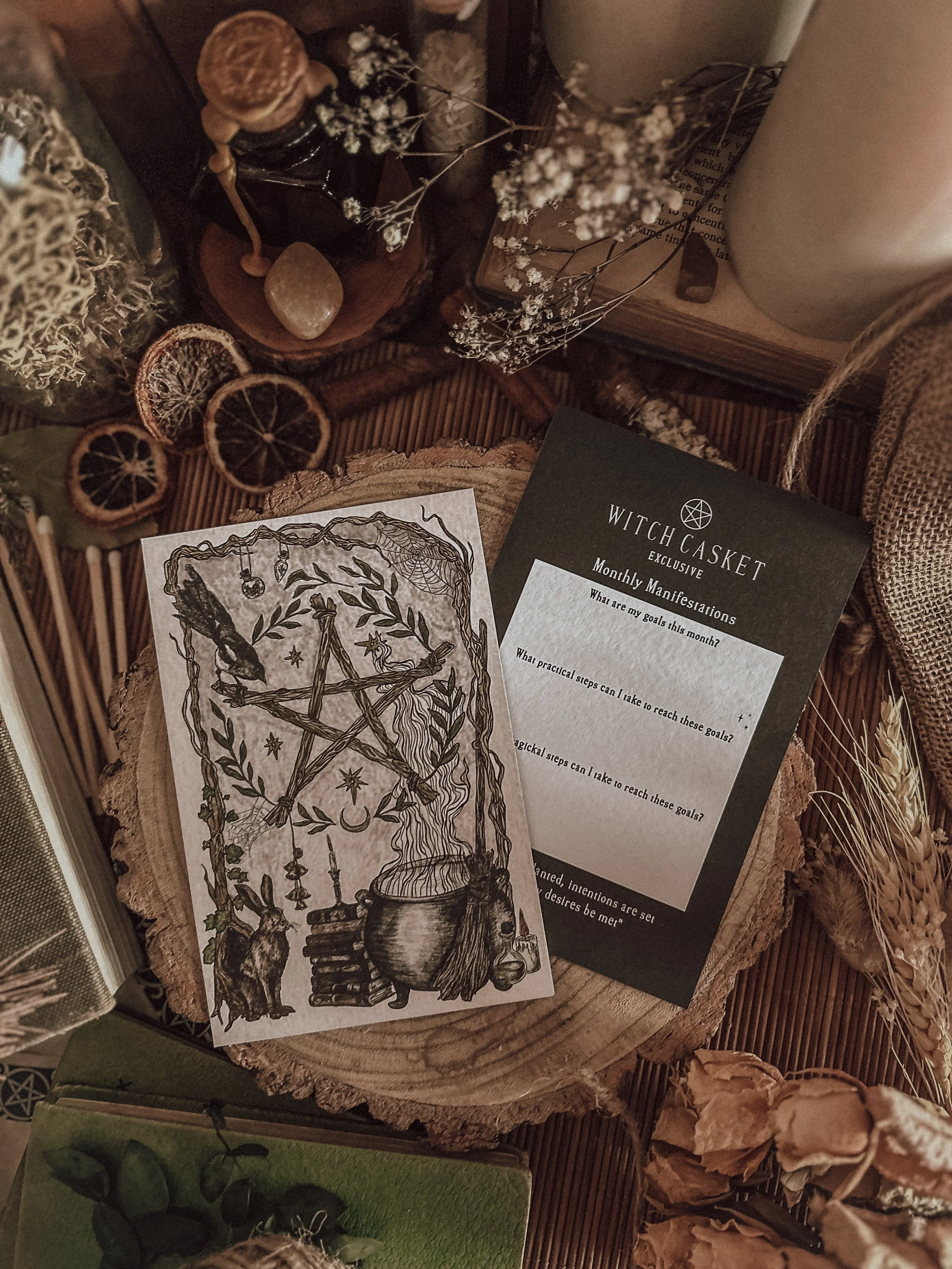 ‘Prosperity Magick’ Monthly Manifestations Art Print