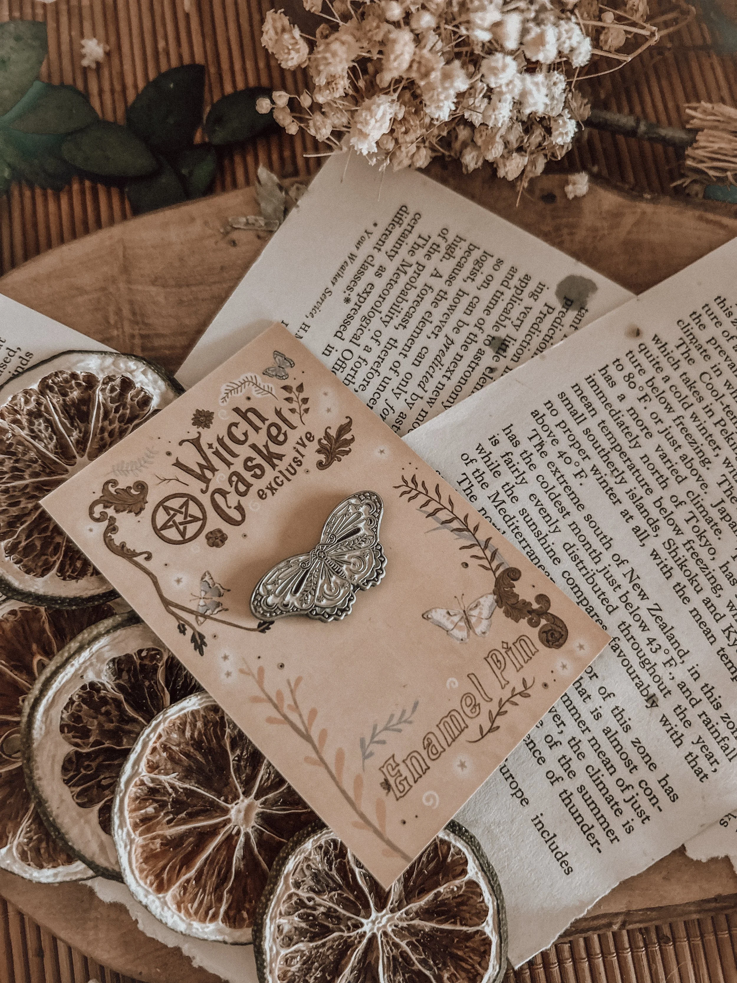 ‘Transformation’ Butterfly Enamel Pin