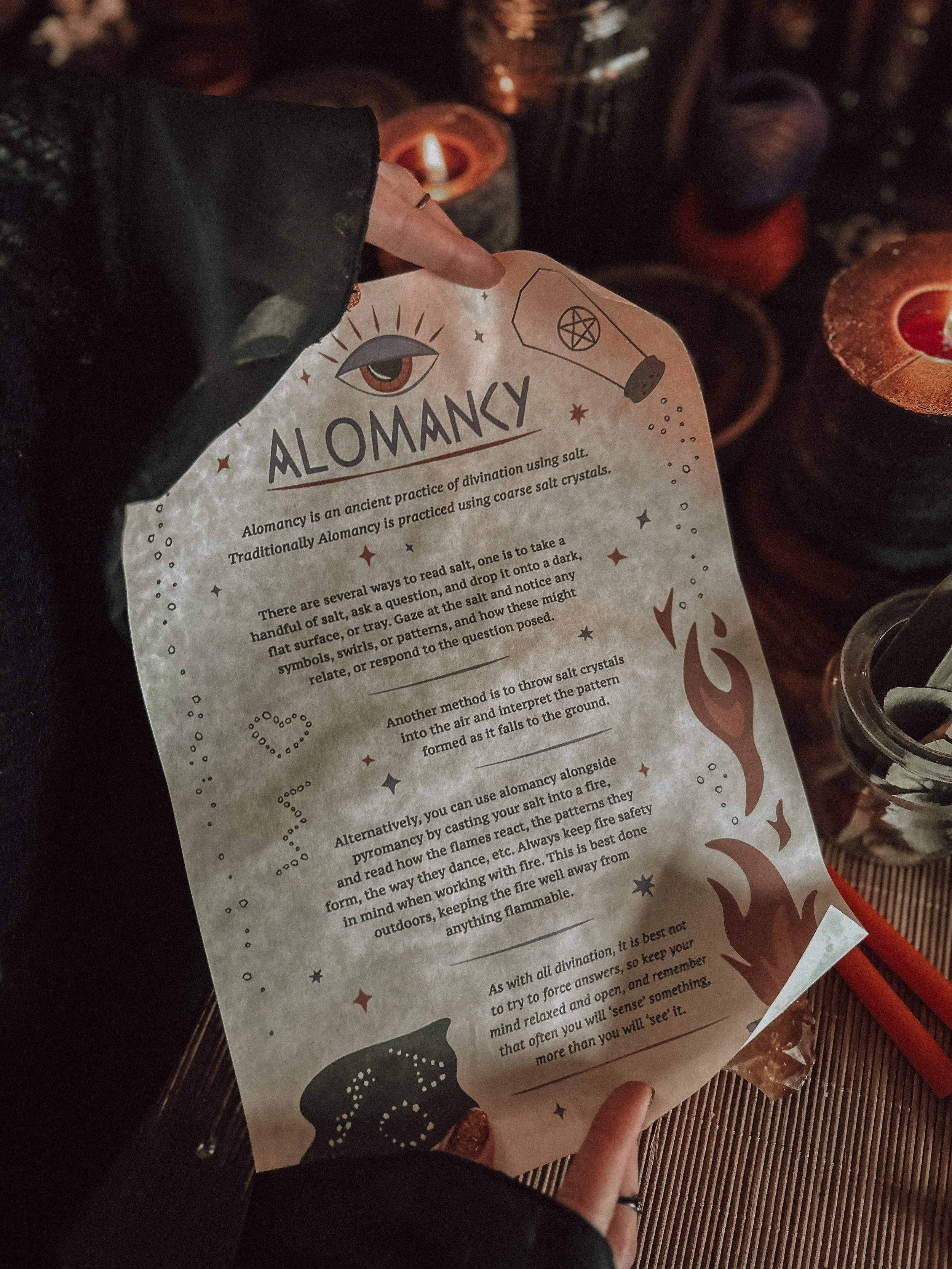 Alomancy Parchment Scroll