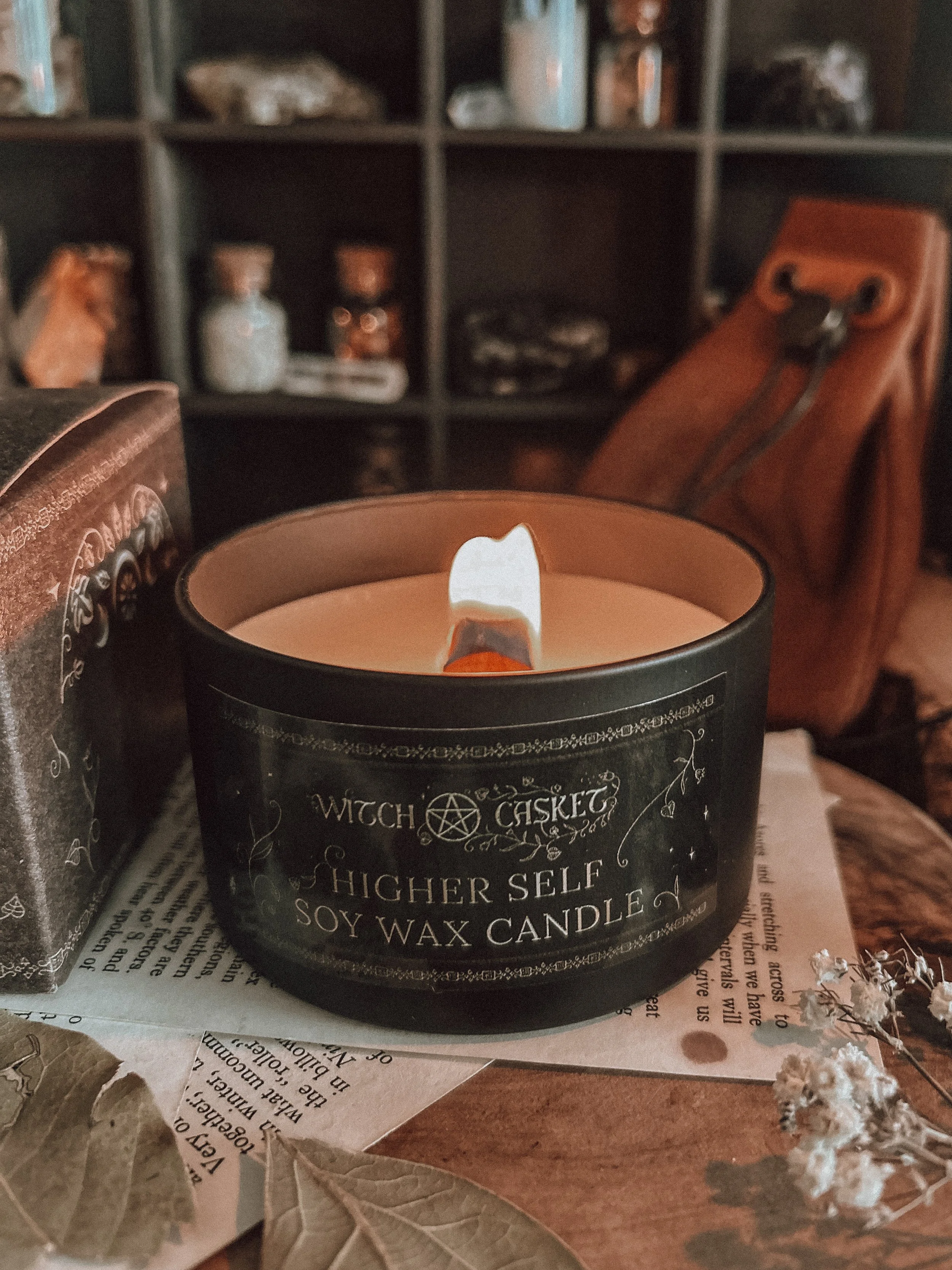 Higher self soy candle Witch Casket2.jpg