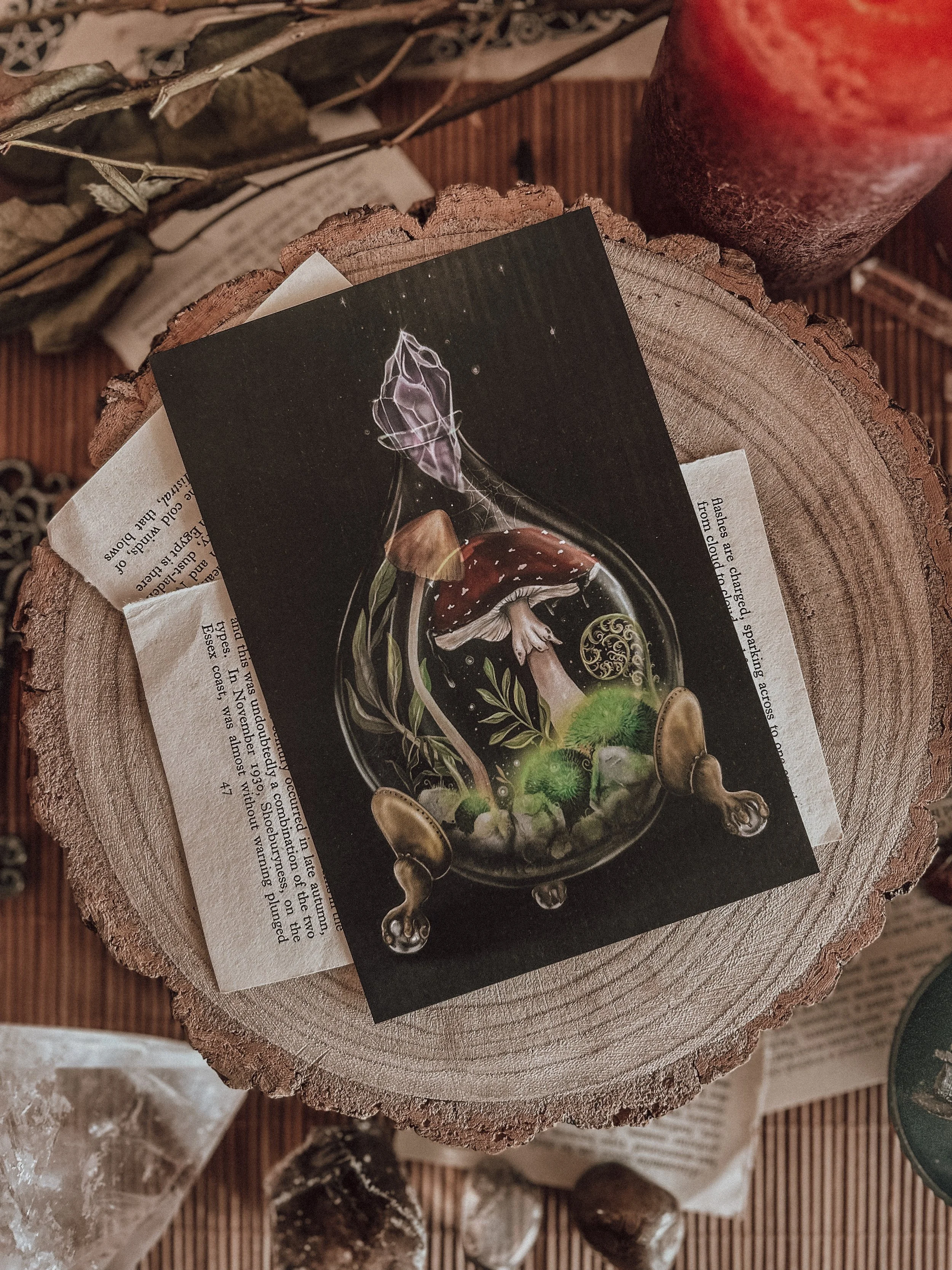 'Magickal Terrarium' Art Print
