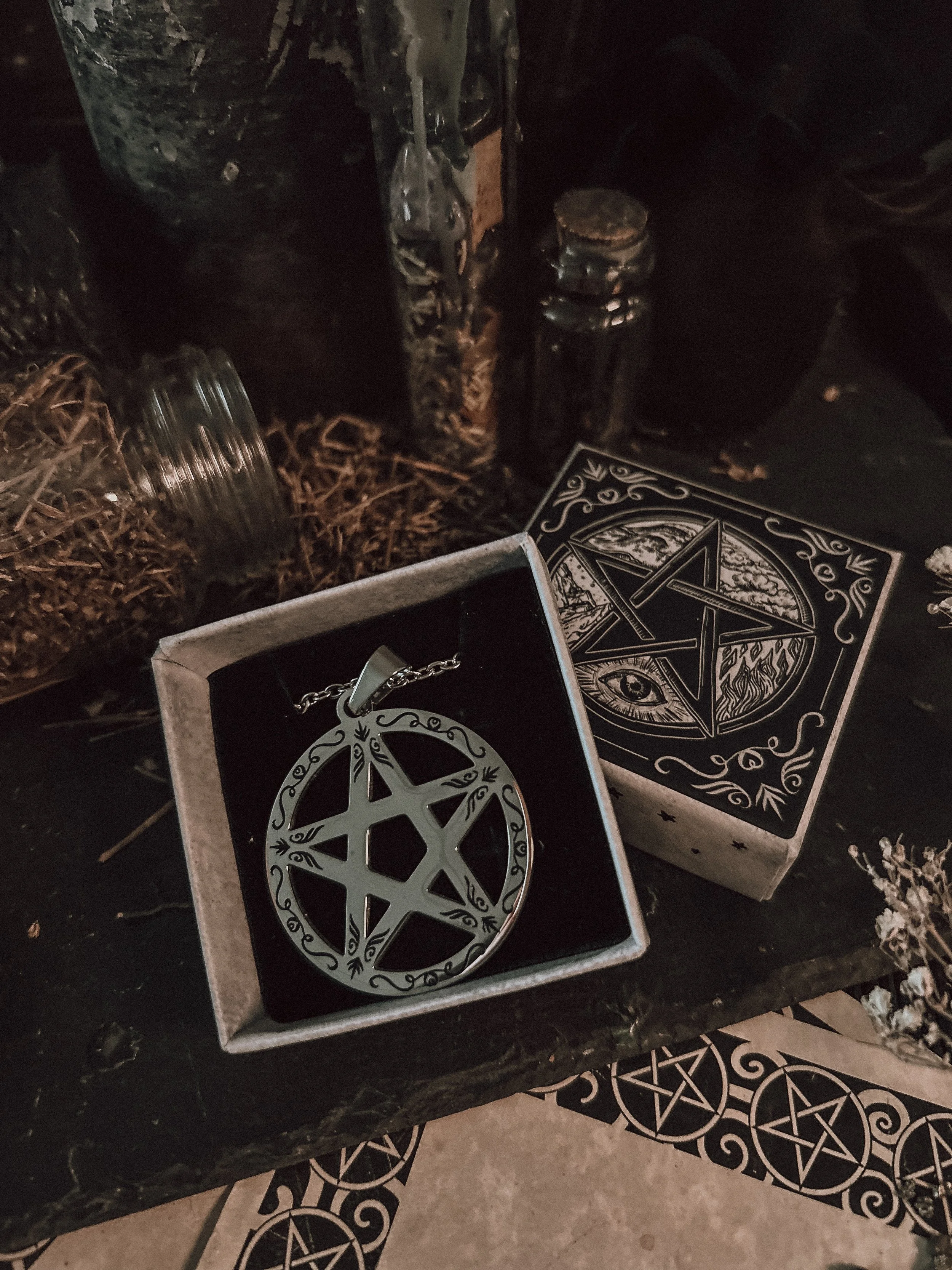 Double-Sided Pentacle Pendant