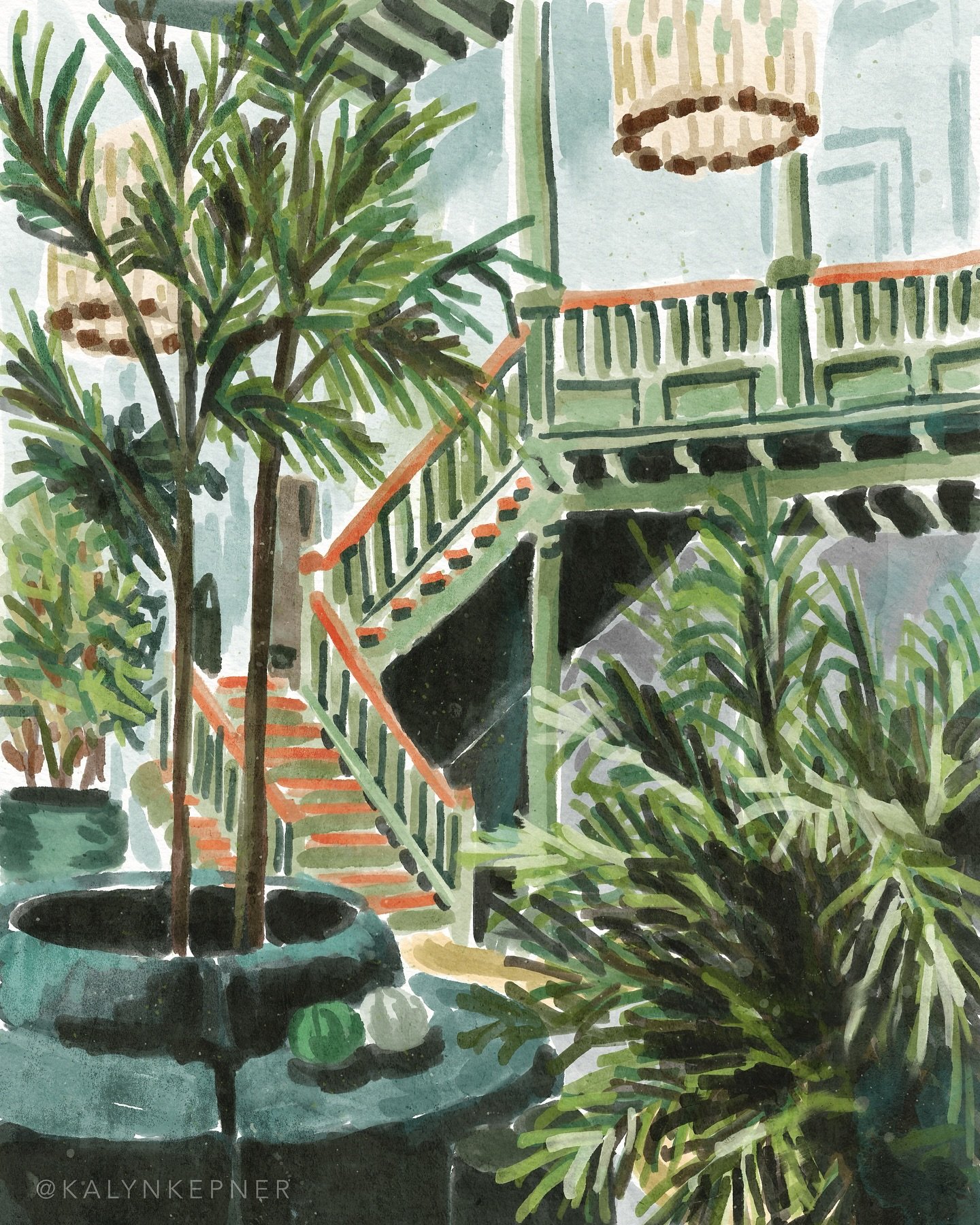 With spring finally here, I was really drawn to this botanical inspiration from @roomportraitclub 🌿🌱🪴 Now does anyone think I can realistically keep a fiddle leaf fig alive in my house? Leave your tips. 🌳