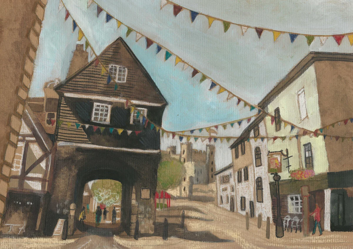 Looking towards College Gate, Rochester.jpg